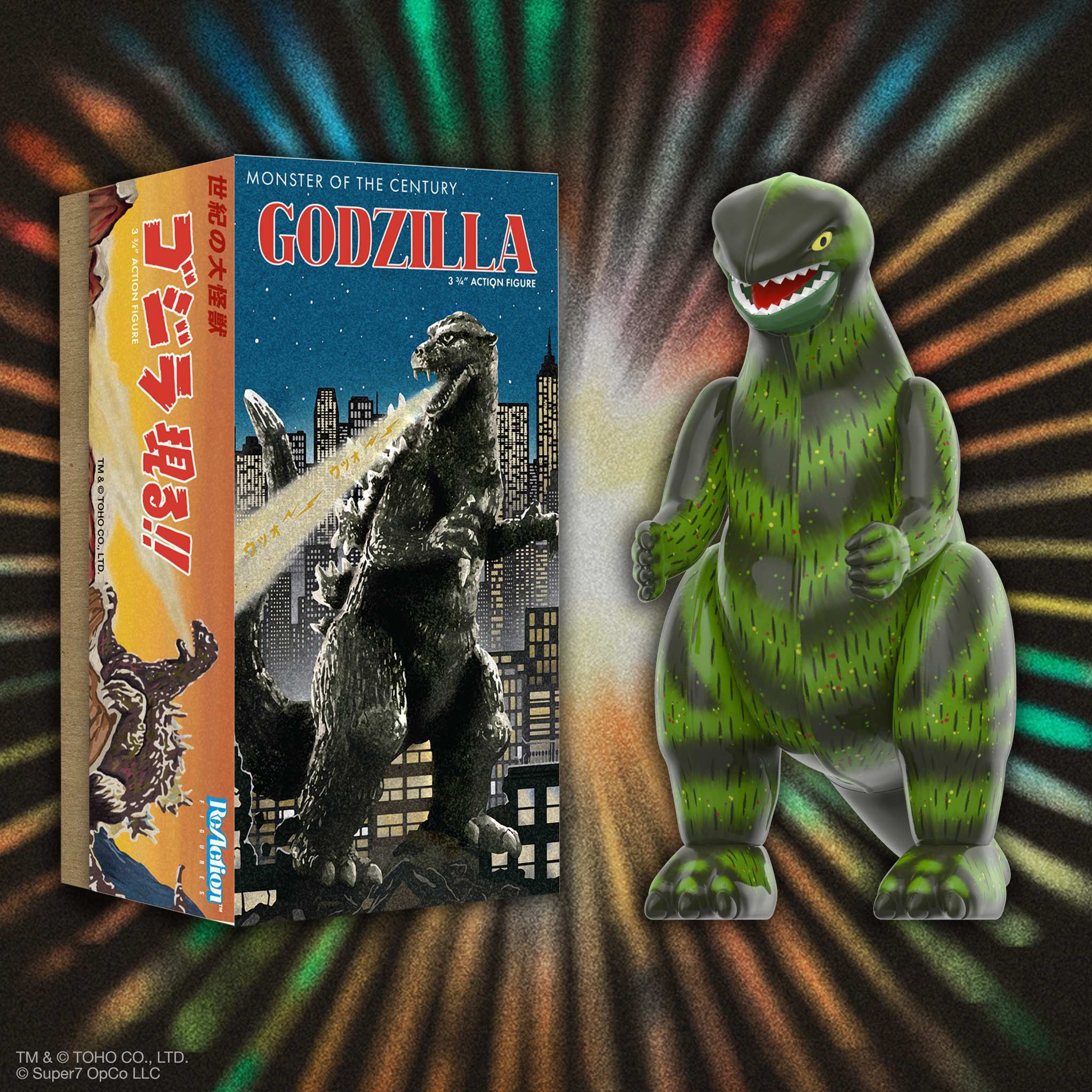 Toho ReAction Figures Wave 01 (Retro Tin) - Godzilla (Marusan Tin)