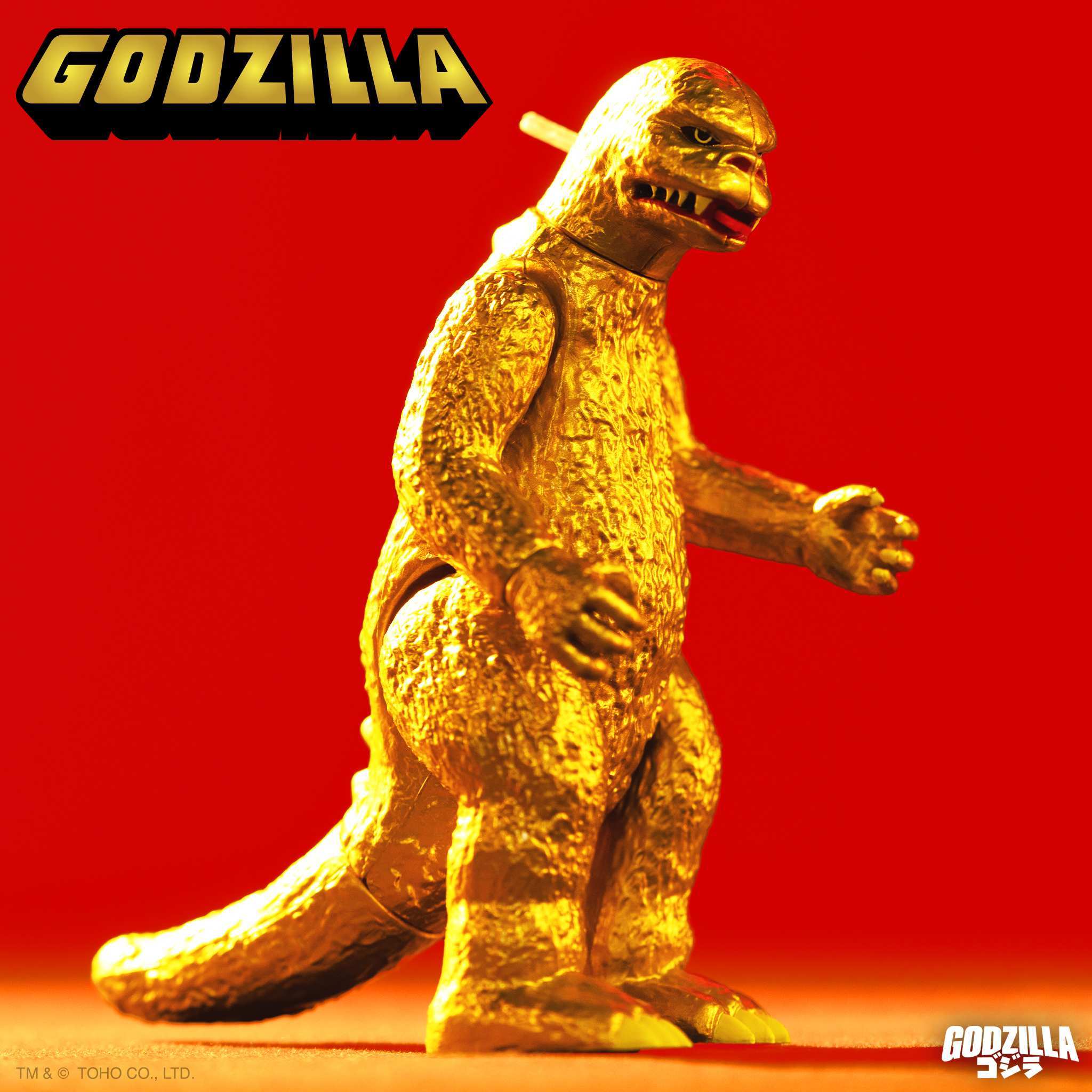 Toho ReAction Figures - Shogun Godzilla (Gold)