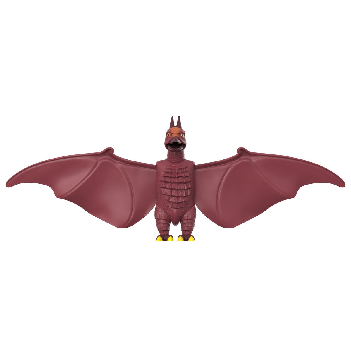 Shogun Rodan dark red figure with outstretched wings from Rodan ReAction SDCC