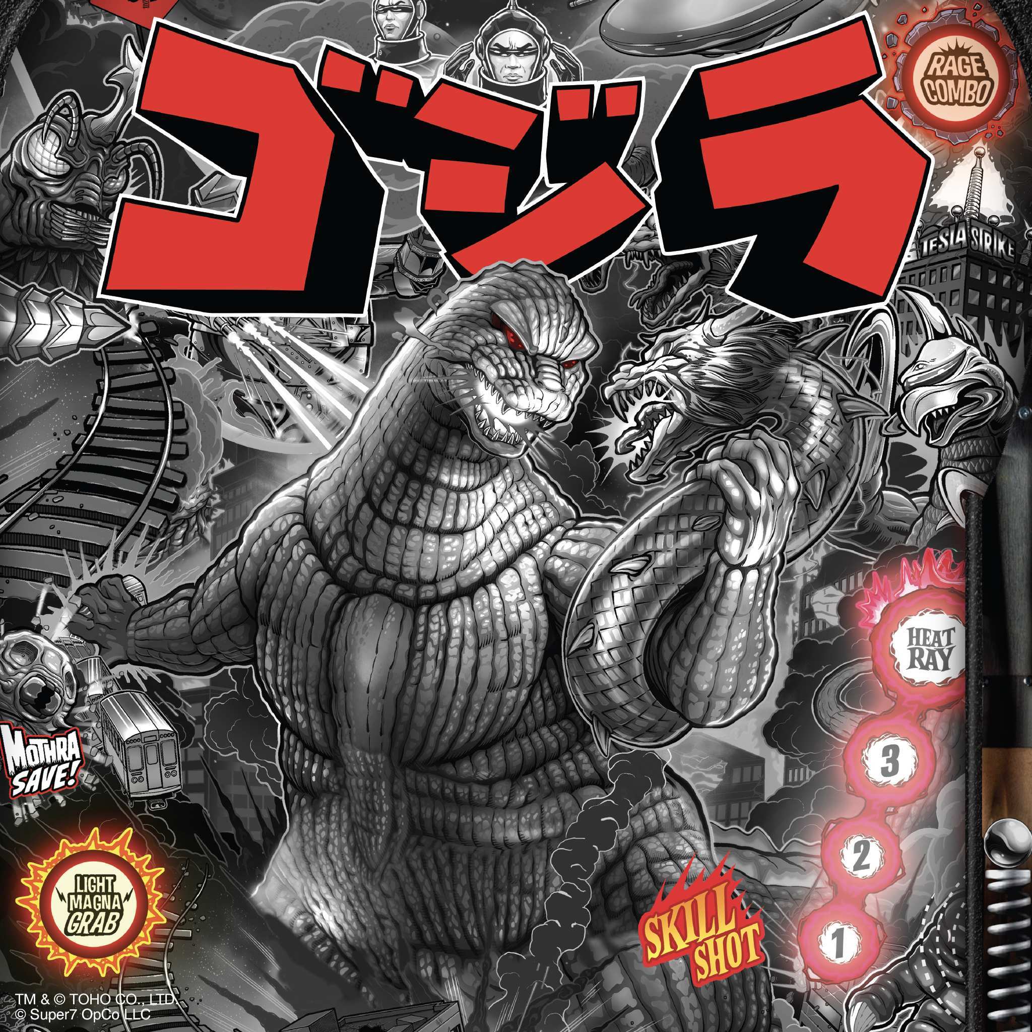 Toho ReAction Figures - Godzilla '84 (70th Stern Pinball )