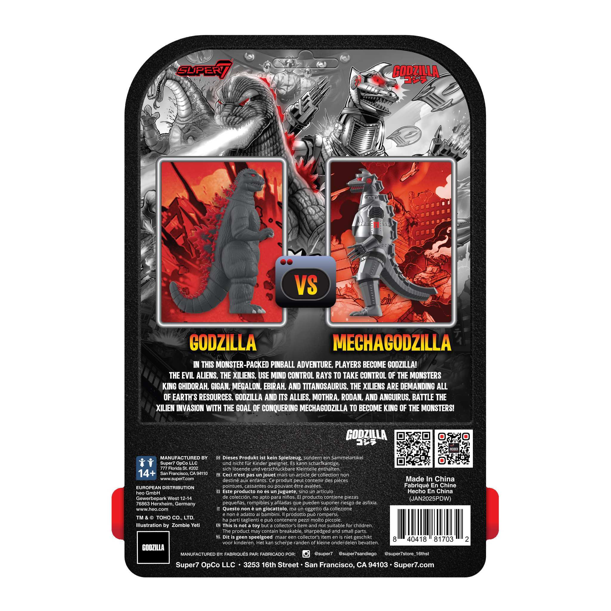 Toho ReAction Figures - Mechagodzilla '74 (70th Stern Pinball Recolor)