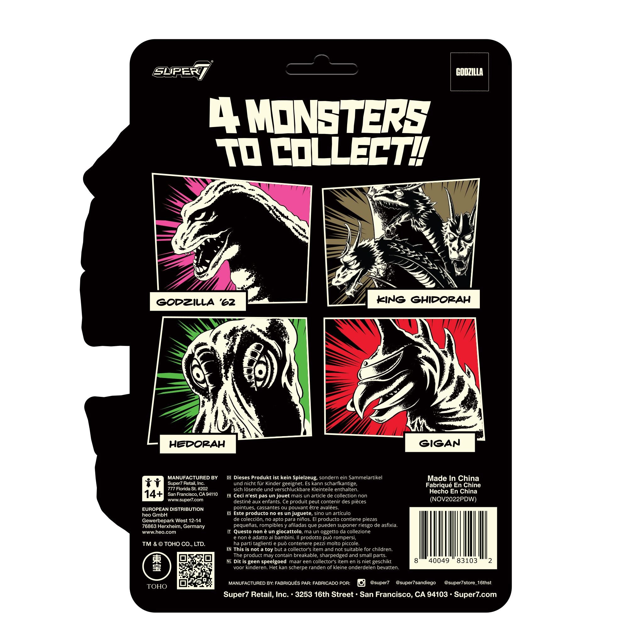 Toho ReAction Figures Wave 4 - Hedorah (Glow)