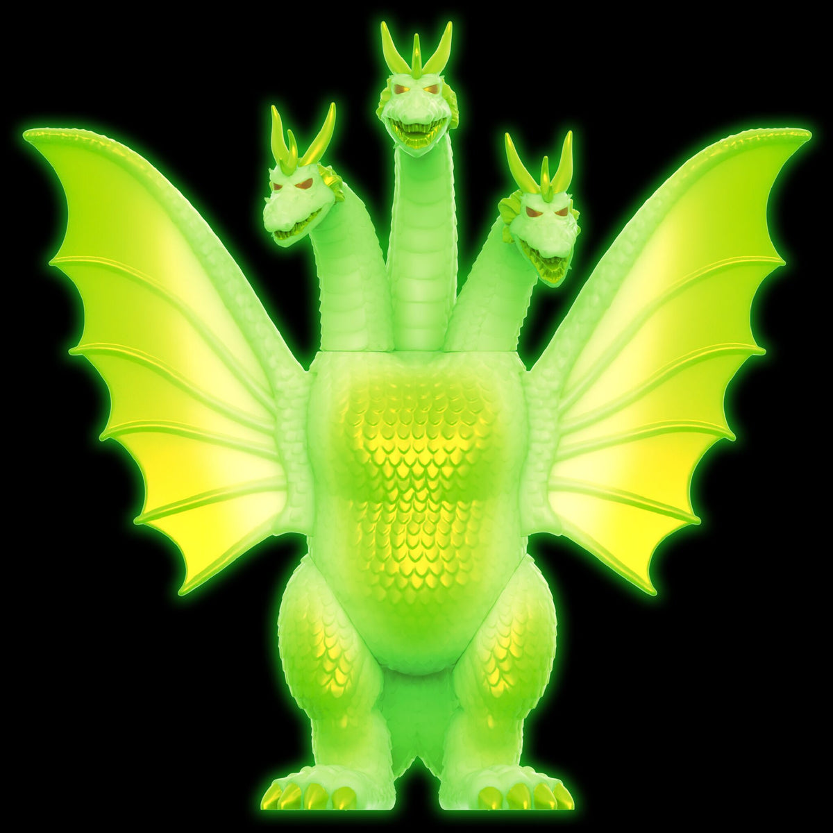 Toho ReAction Figures Wave 4 - King Ghidorah (Glow) – Super7