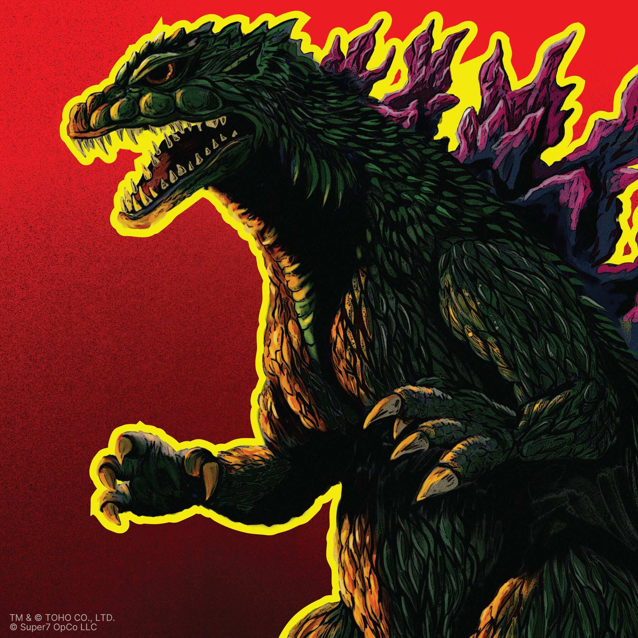 Toho ReAction Figures Wave 9 - Godzilla 1989 (Blazing), Godzilla 2000, M.O.G.U.E.R.A.