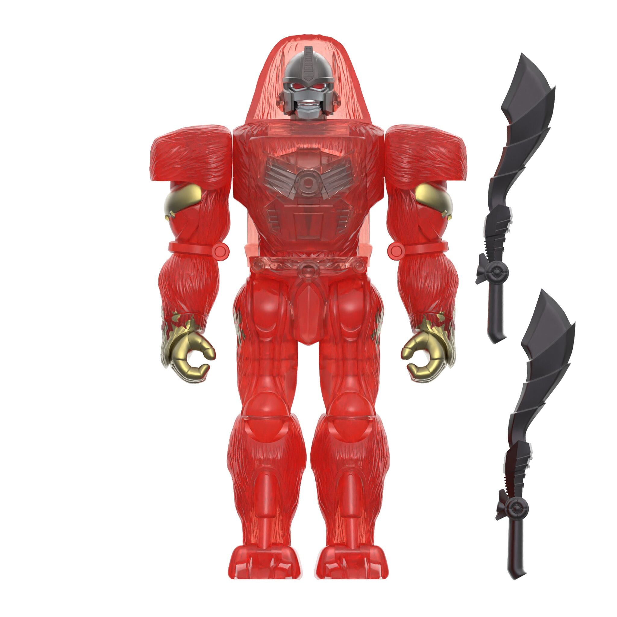Transformers ReAction Figures - Optimus Primal (Burning Red)
