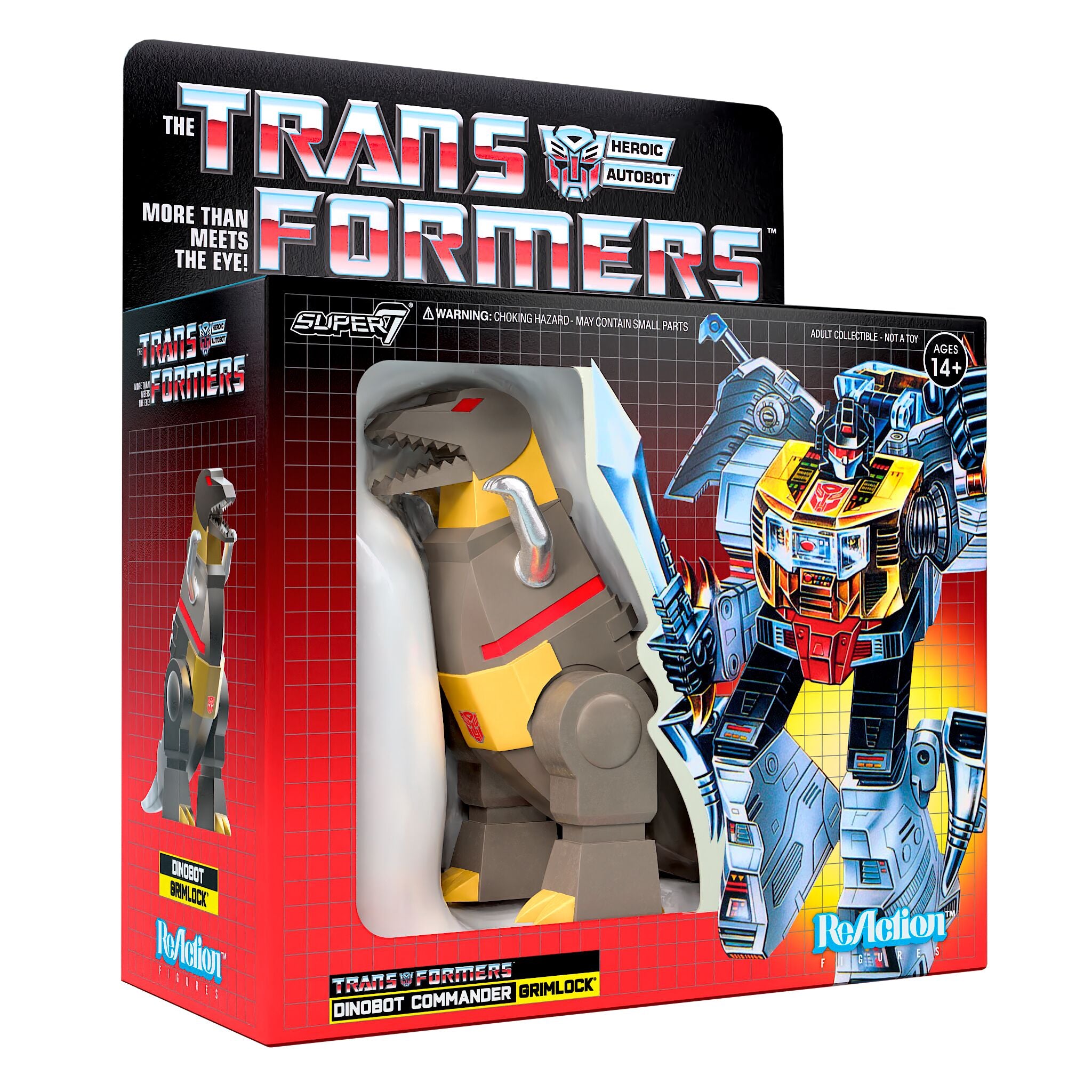 Transformers ReAction Figures - Grimlock (Metallic)