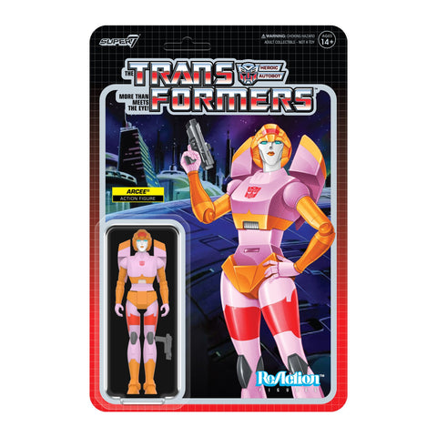 Transformers ReAction Figures Wave 08 - Arcee (Pink & Orange)