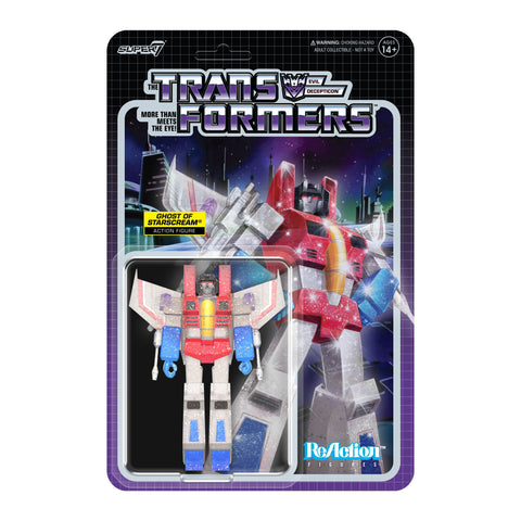 Transformers ReAction Figures Wave 08 - Ghost of Starscream (Translucent Glitter)