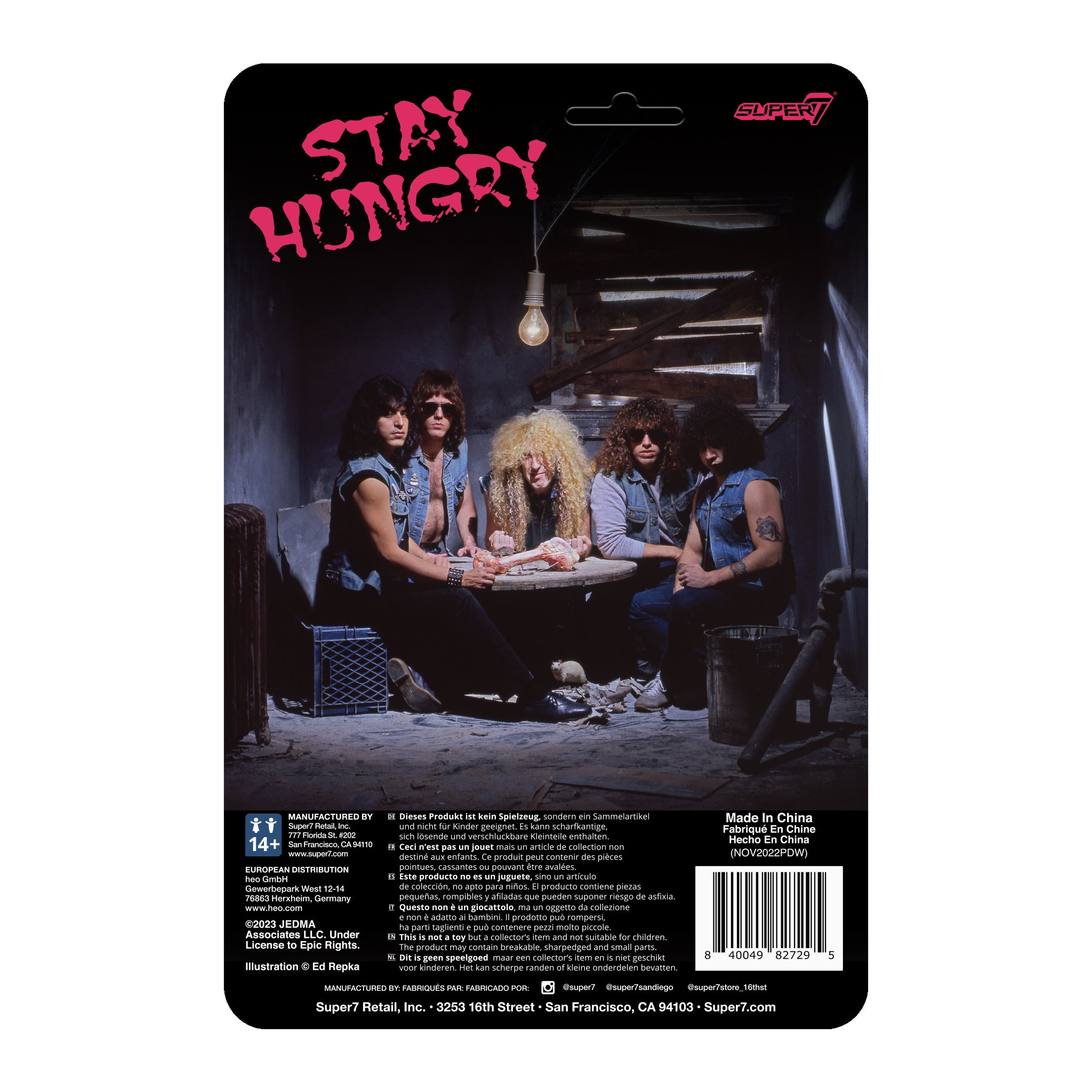 Twisted Sister ReAction Figures - Dee Snider