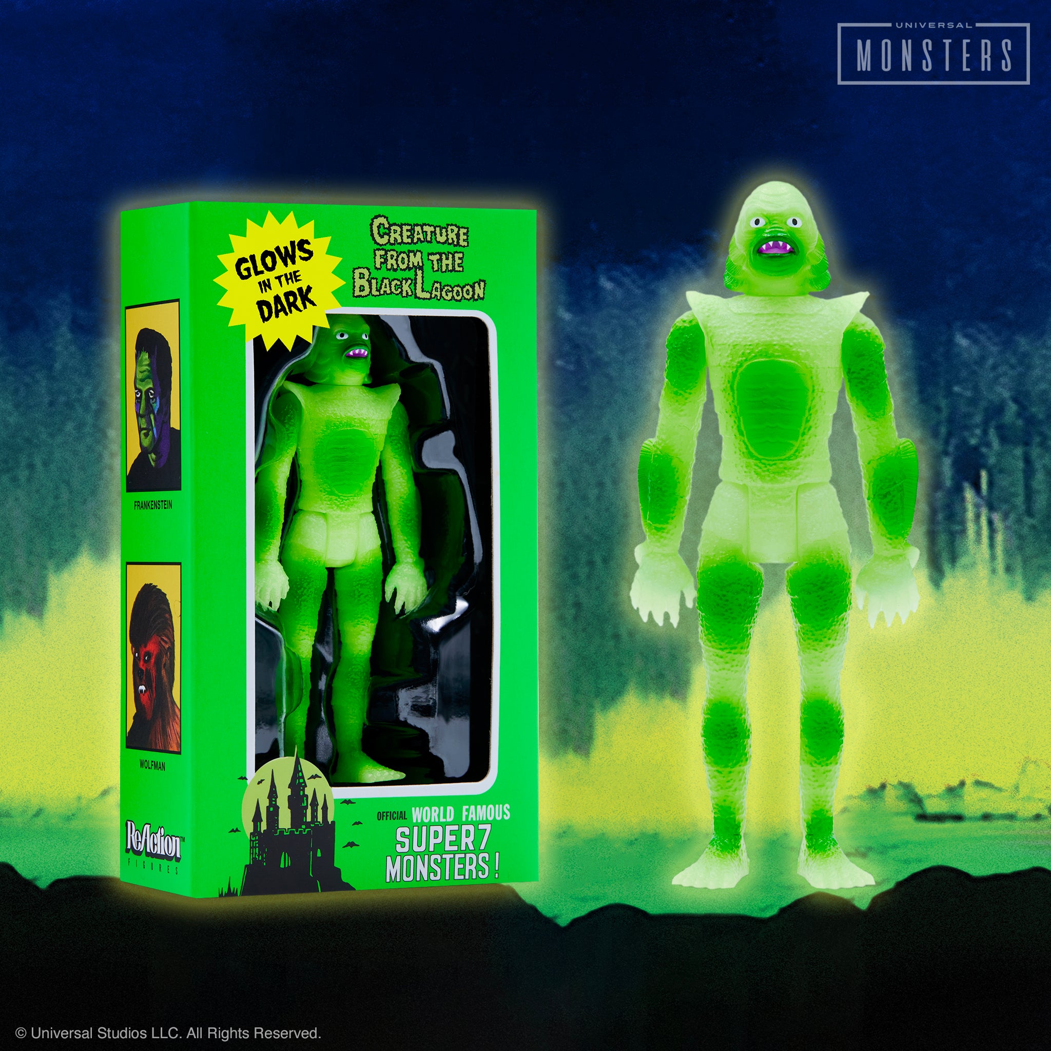 Universal Monsters ReAction Figures - Creature From The Black Lagoon (Super She Creature Glow)