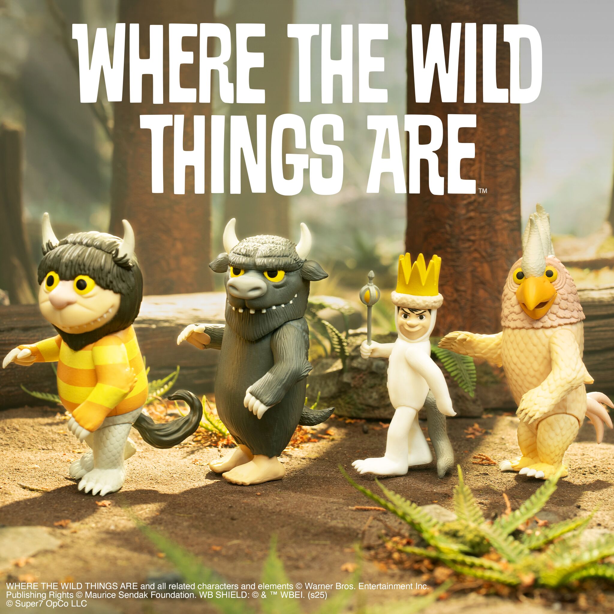 Where The Wild Things Are ReAction Figures Wave 01 - Max, Carol, Bull, & Douglas
