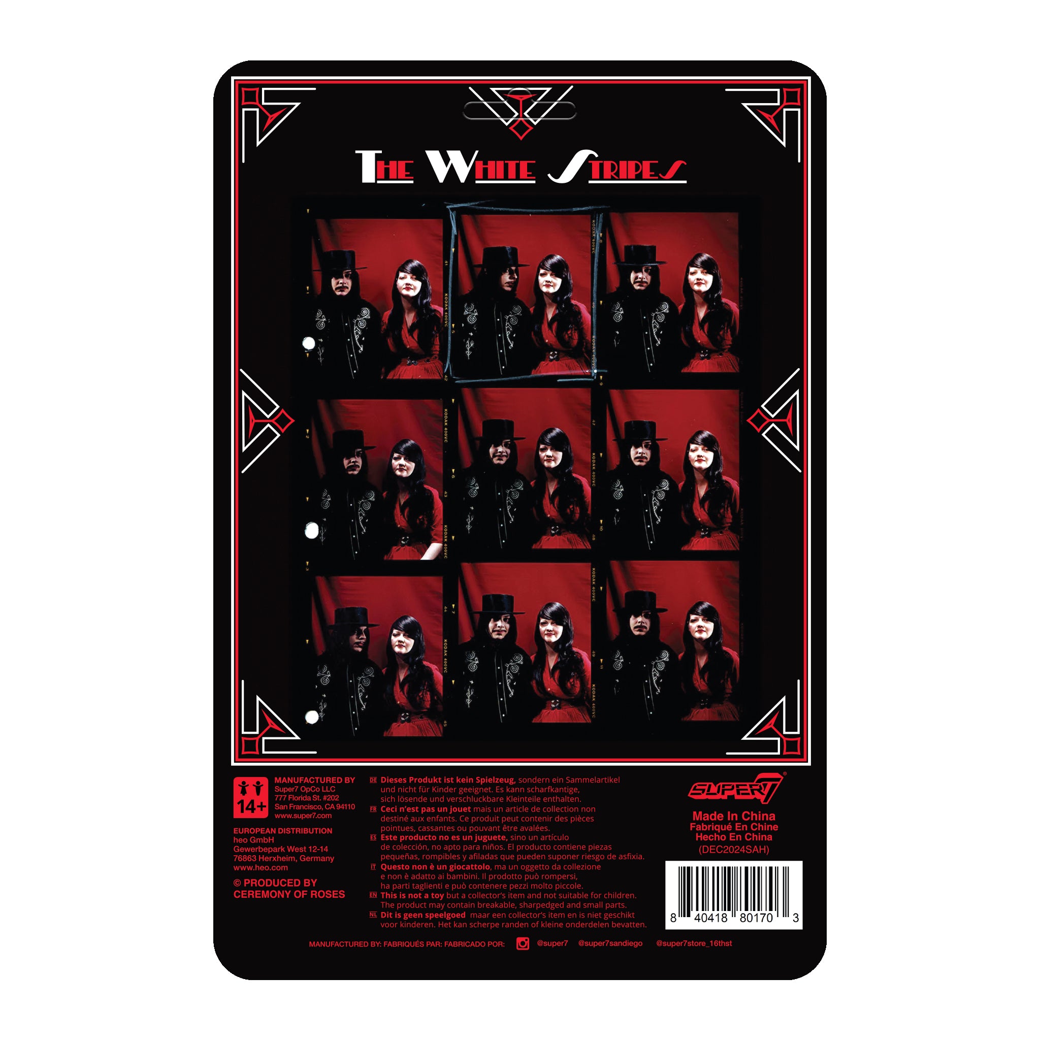 The White Stripes ReAction Figures Wave 01 - The White Stripes 2-Pack (Get Behind Me Satan)