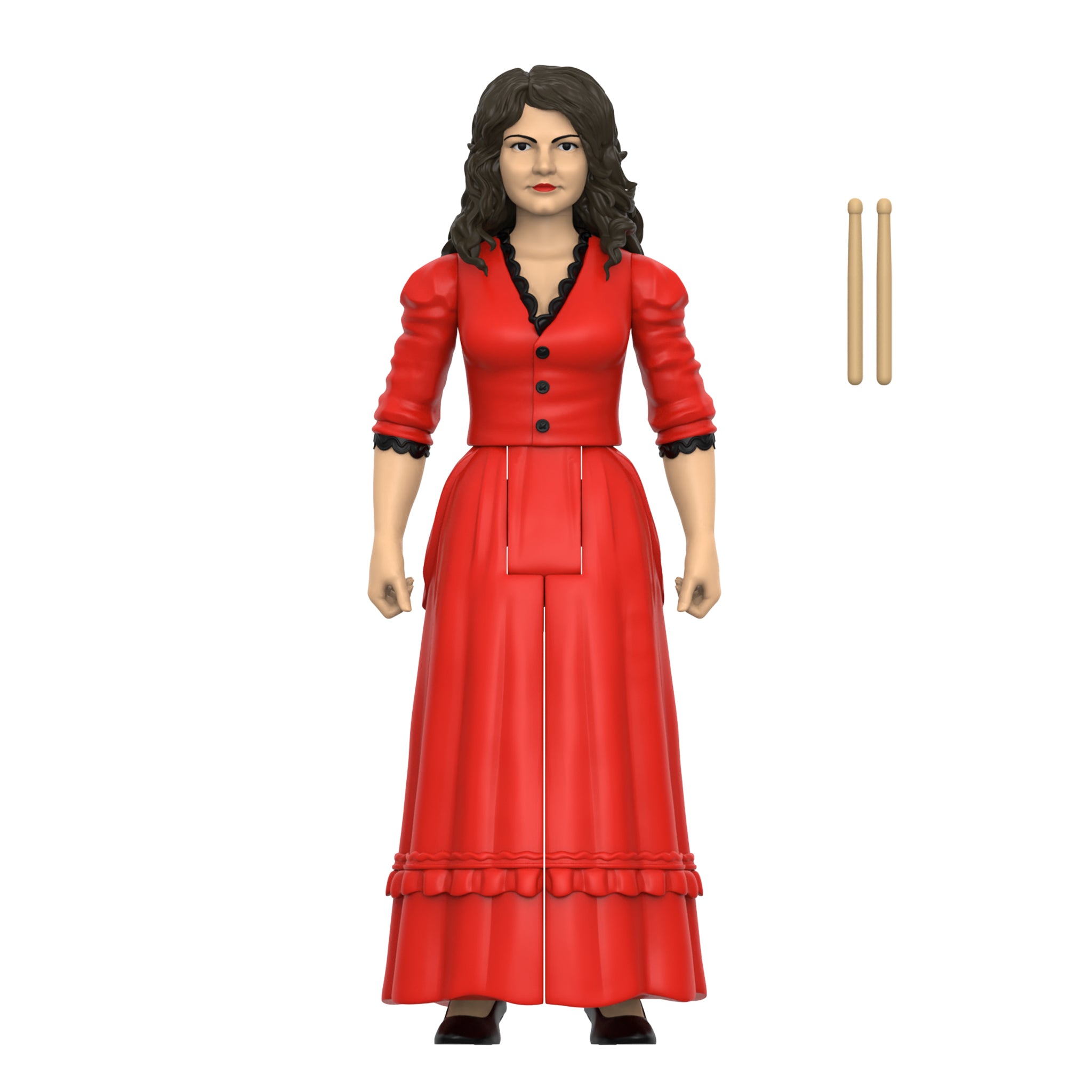 The White Stripes ReAction Figures Wave 01 - The White Stripes 2-Pack (Get Behind Me Satan)