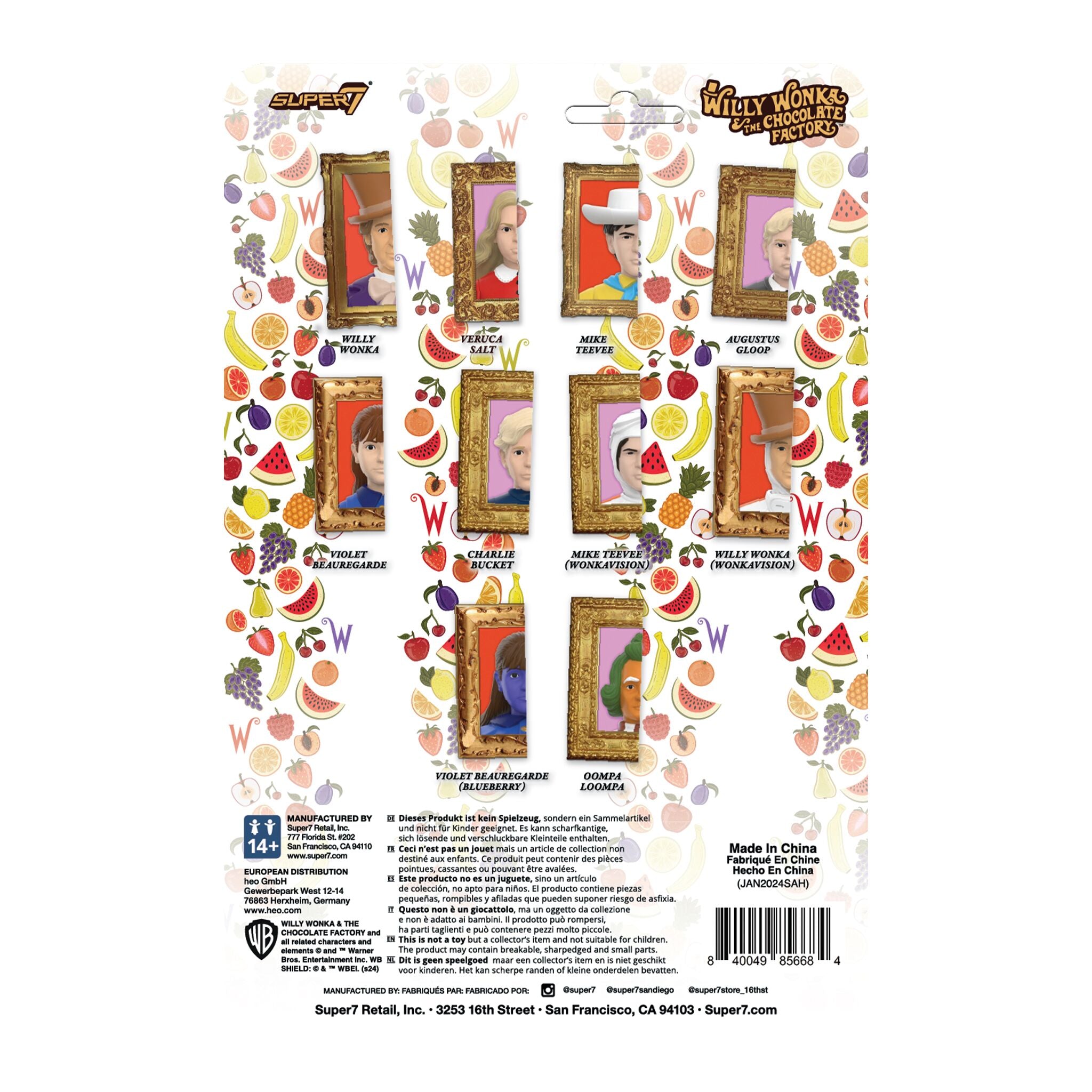 Willy Wonka & the Chocolate Factory ReAction Figures Wave 03 - Mike Teevee (White Suit)