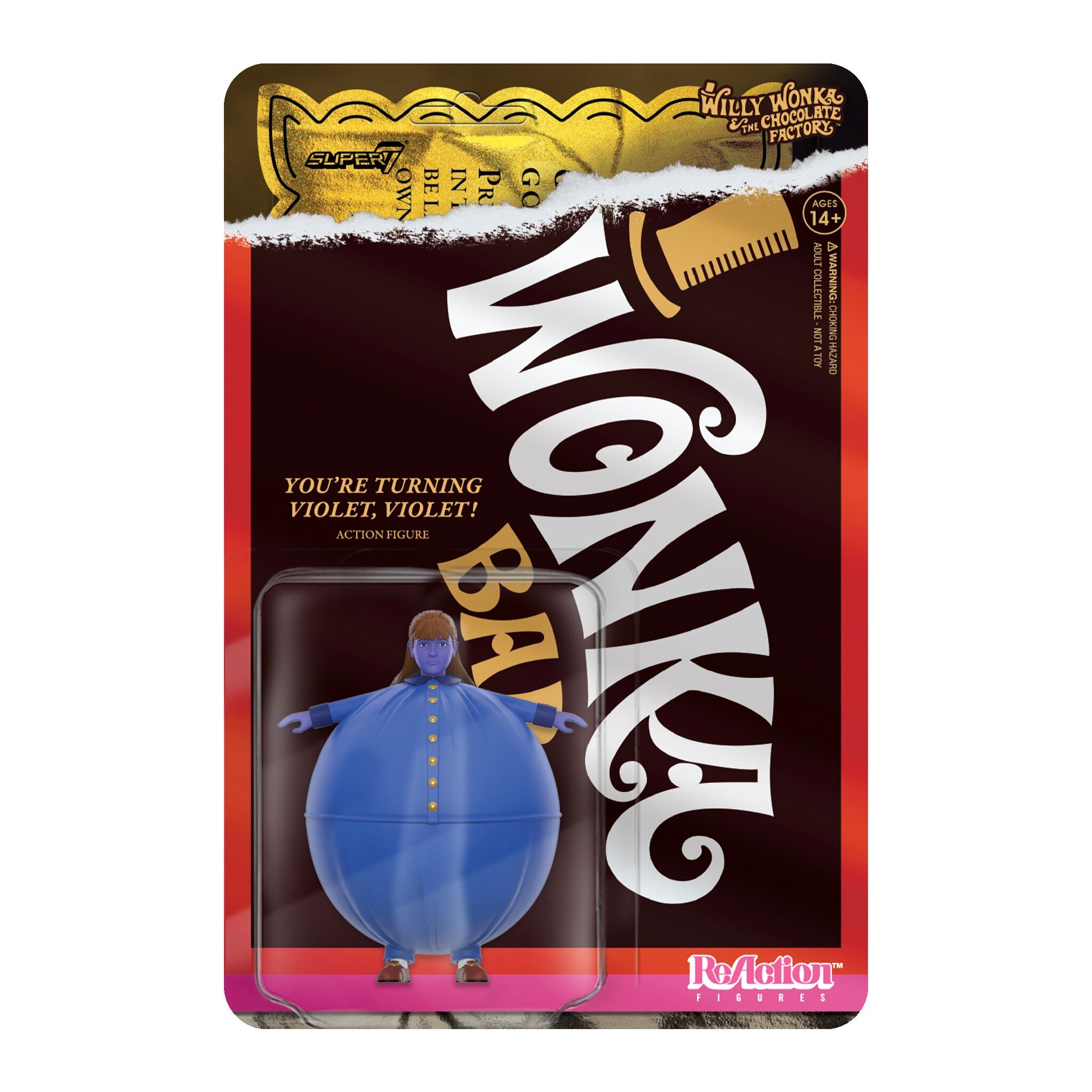 Willy Wonka & the Chocolate Factory ReAction Figures Wave 03 - Violet Beauregarde (Blueberry)
