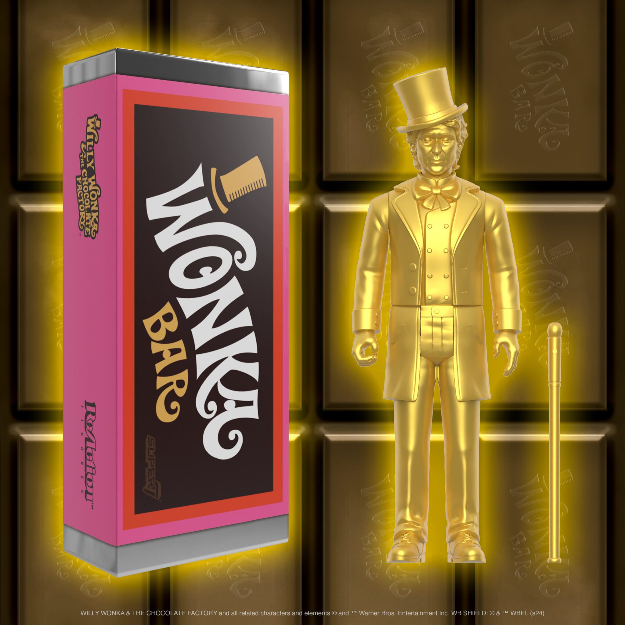 Willy Wonka & the Chocolate Factory ReAction Figures - Willy Wonka in Wonka Bar