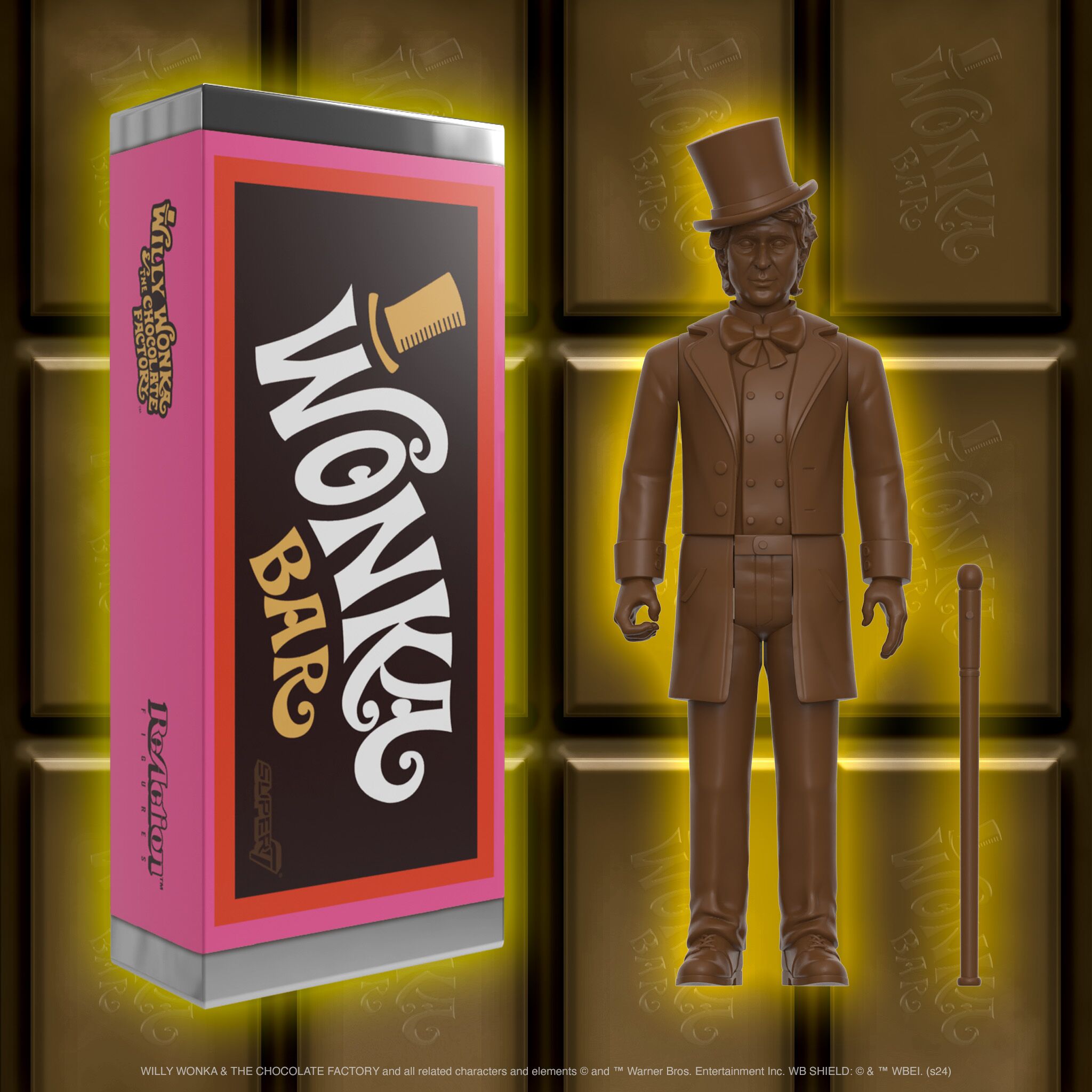 Willy Wonka & the Chocolate Factory ReAction Figures - Willy Wonka in Wonka Bar