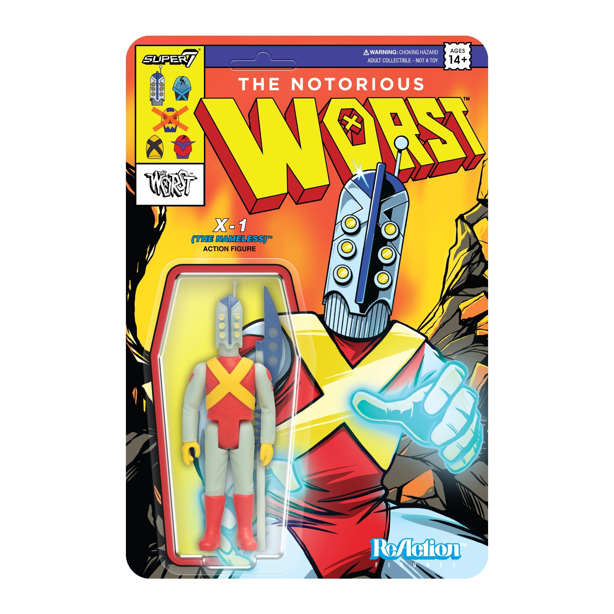 The Worst ReAction Figures Wave 05 (Mutant Team) - X1 (The Nameless)