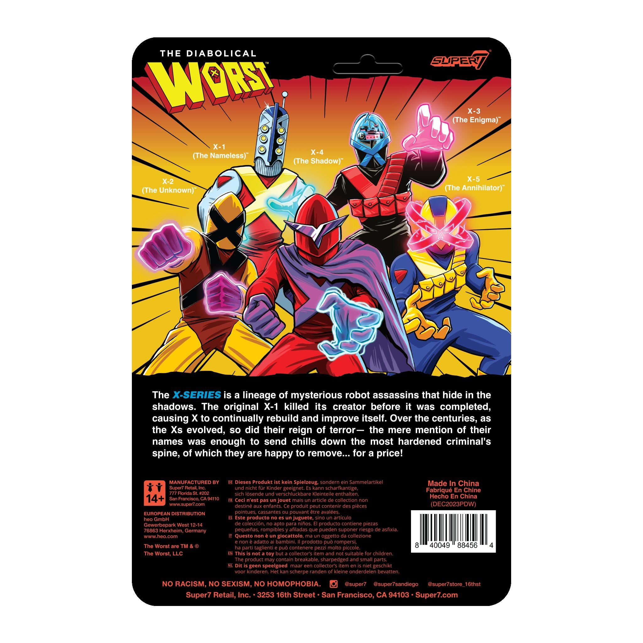 The Worst ReAction Figures Wave 05 (Mutant Team) - X3 (The Enigma)