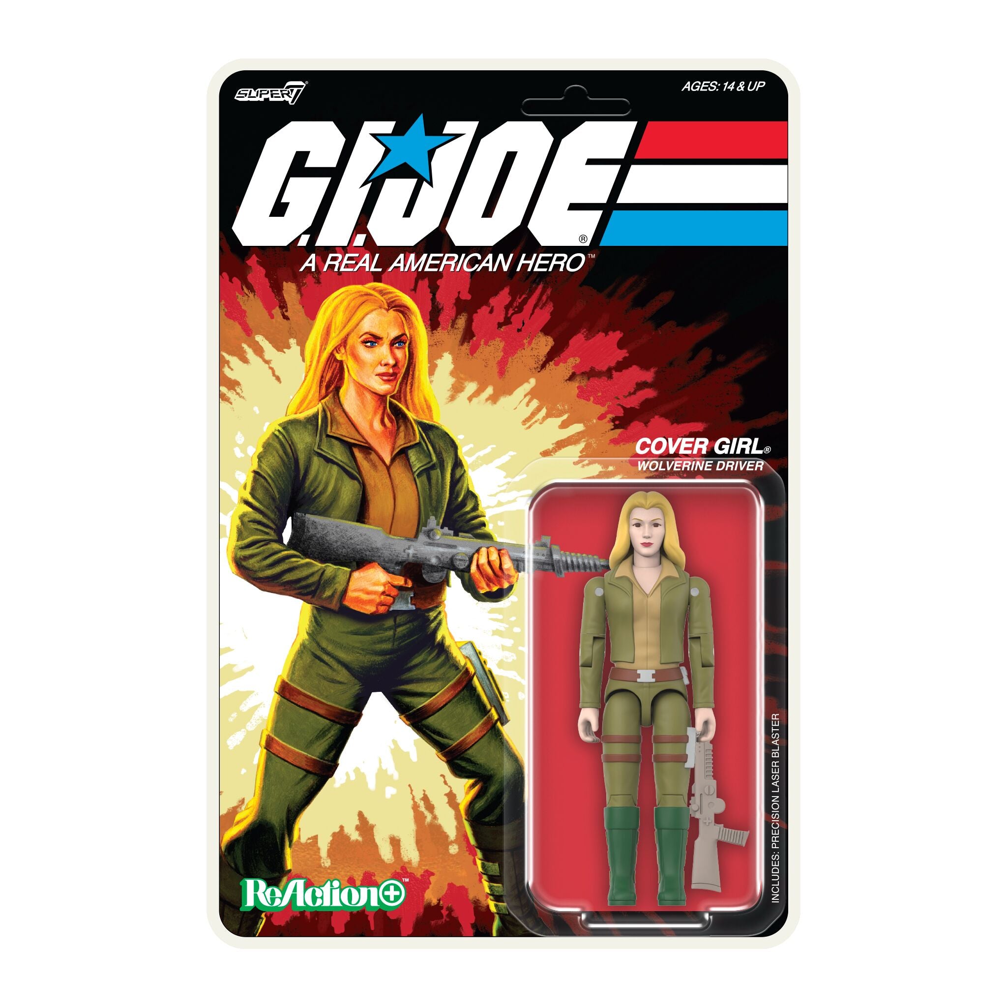 G.I. Joe ReAction+ Wave 01 - Cover Girl (Blonde)