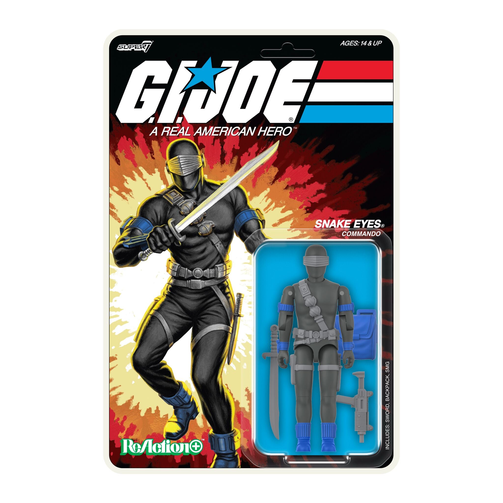 G.I. Joe ReAction+ Wave 01 - Snake Eyes (Comic)