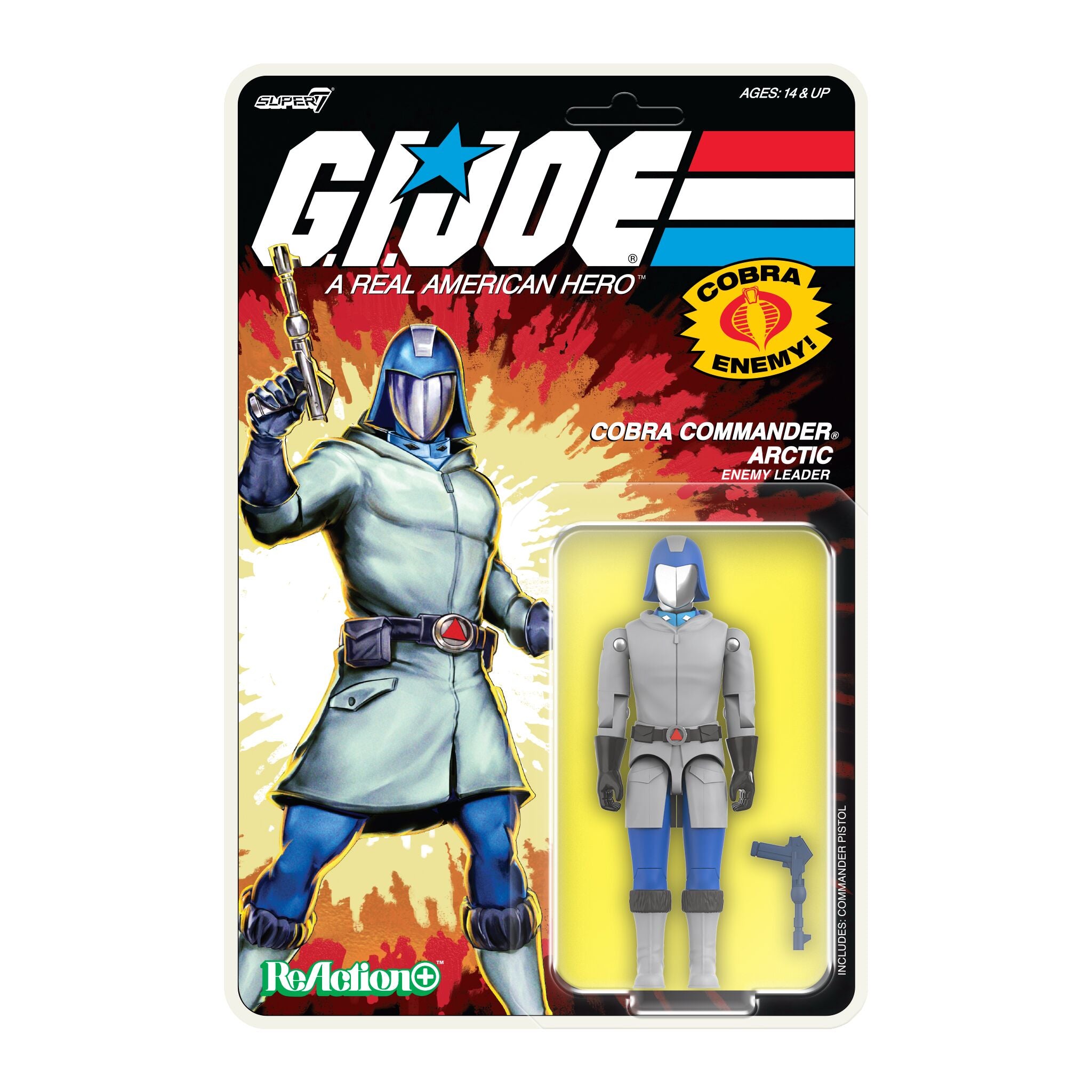 G.I. Joe ReAction+ Wave 03 (Cartoon) - Arctic Cobra Commander (Cartoon)