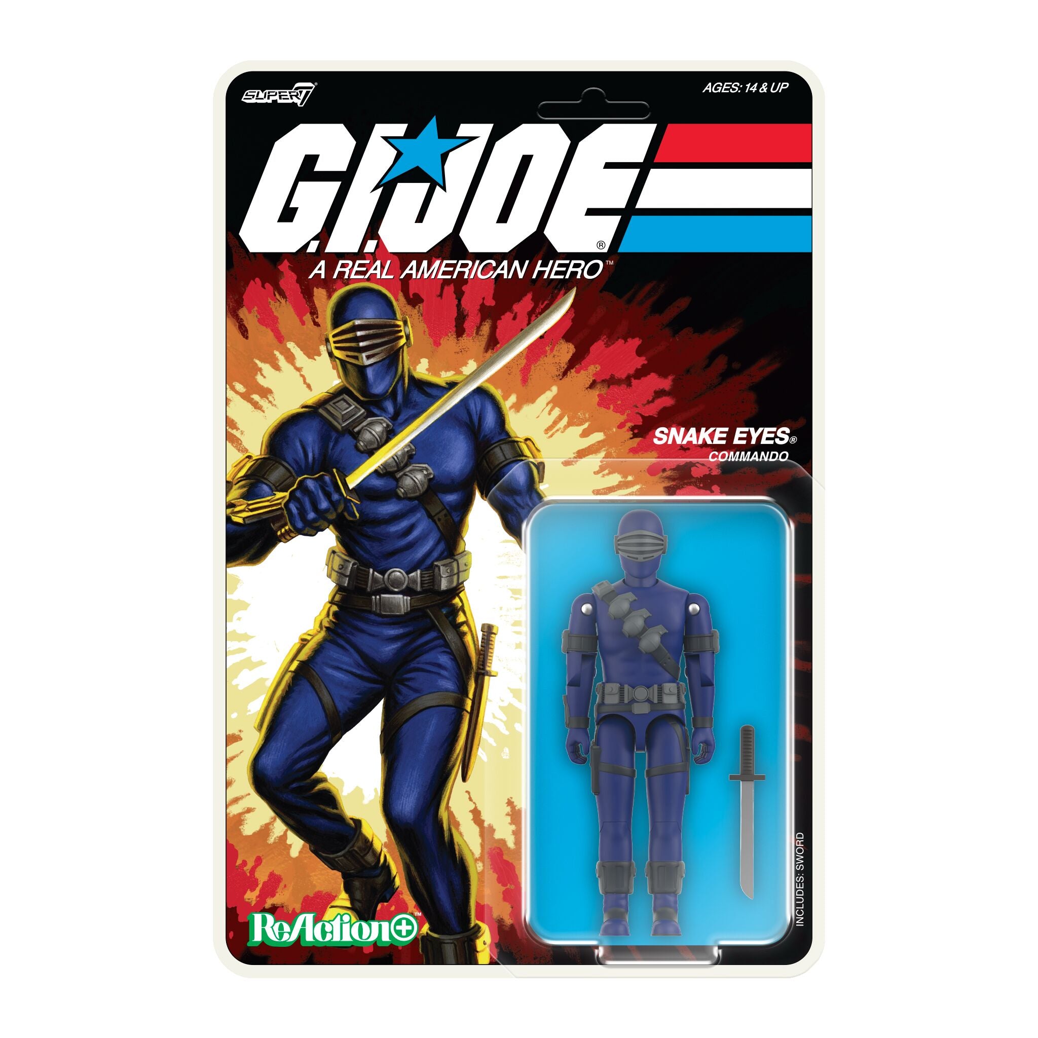 G.I. Joe ReAction+ Wave 03 (Cartoon) - Zartan Cold Slither, Arctic Cobra Commander, Wild Bill, Snake Eyes