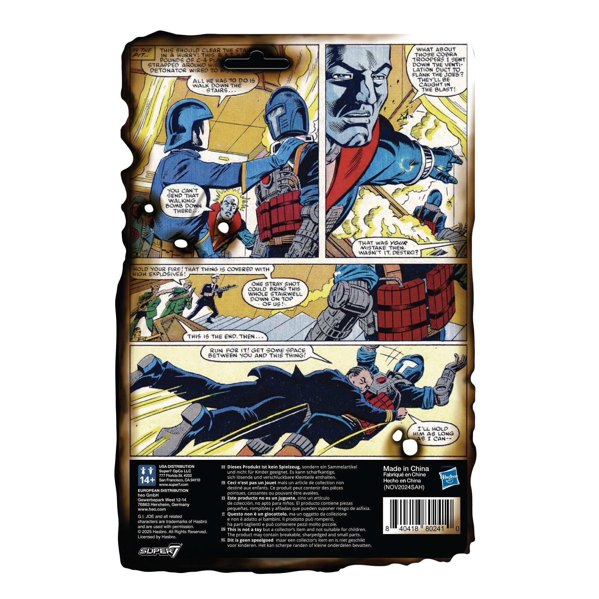 G.I. Joe ReAction+ Figures - Cobra B.A.T. (Time Bomb, Comic)