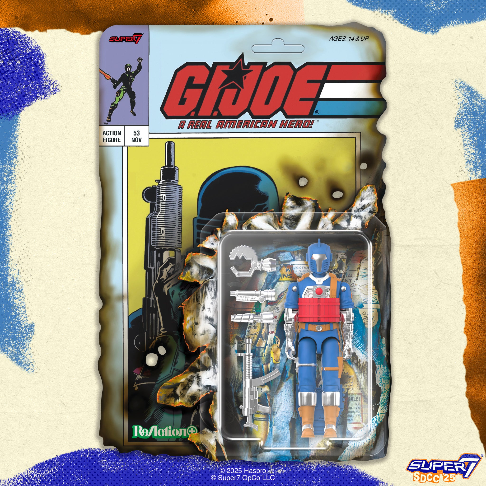G.I. Joe ReAction+ Figures - Cobra B.A.T. (Time Bomb, Comic)