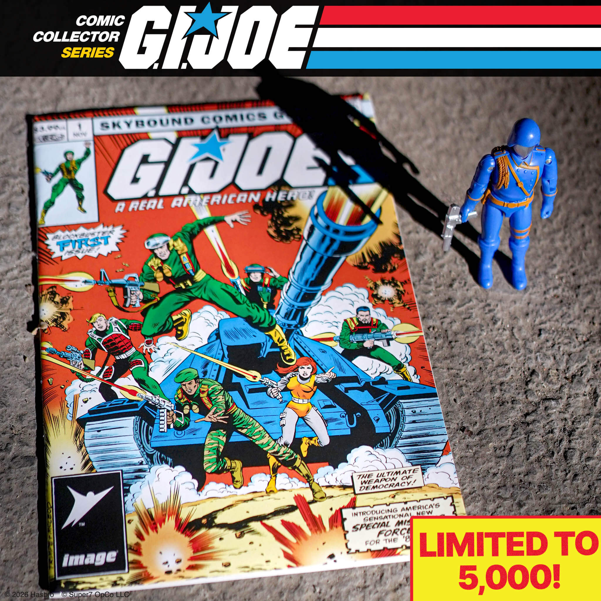 G.I. Joe ReAction+ Figures - Cobra Commander (Skybound Comic Box Set, Issue #1)