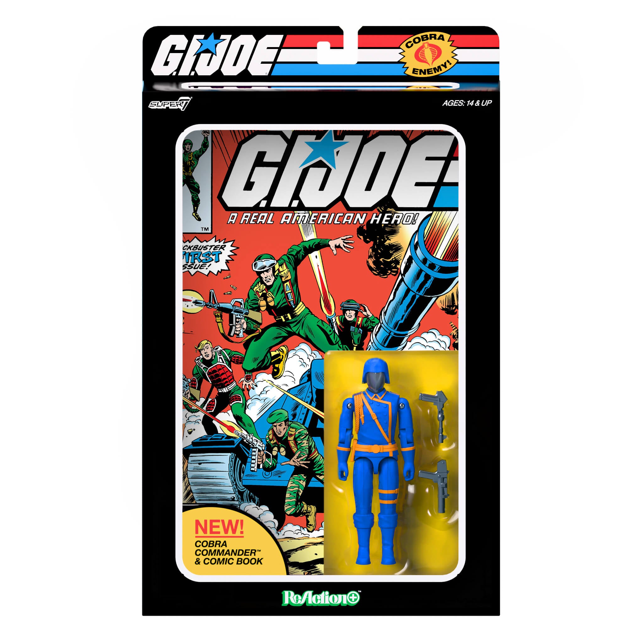 G.I. Joe ReAction+ Figures - Cobra Commander (Skybound Comic Box Set,