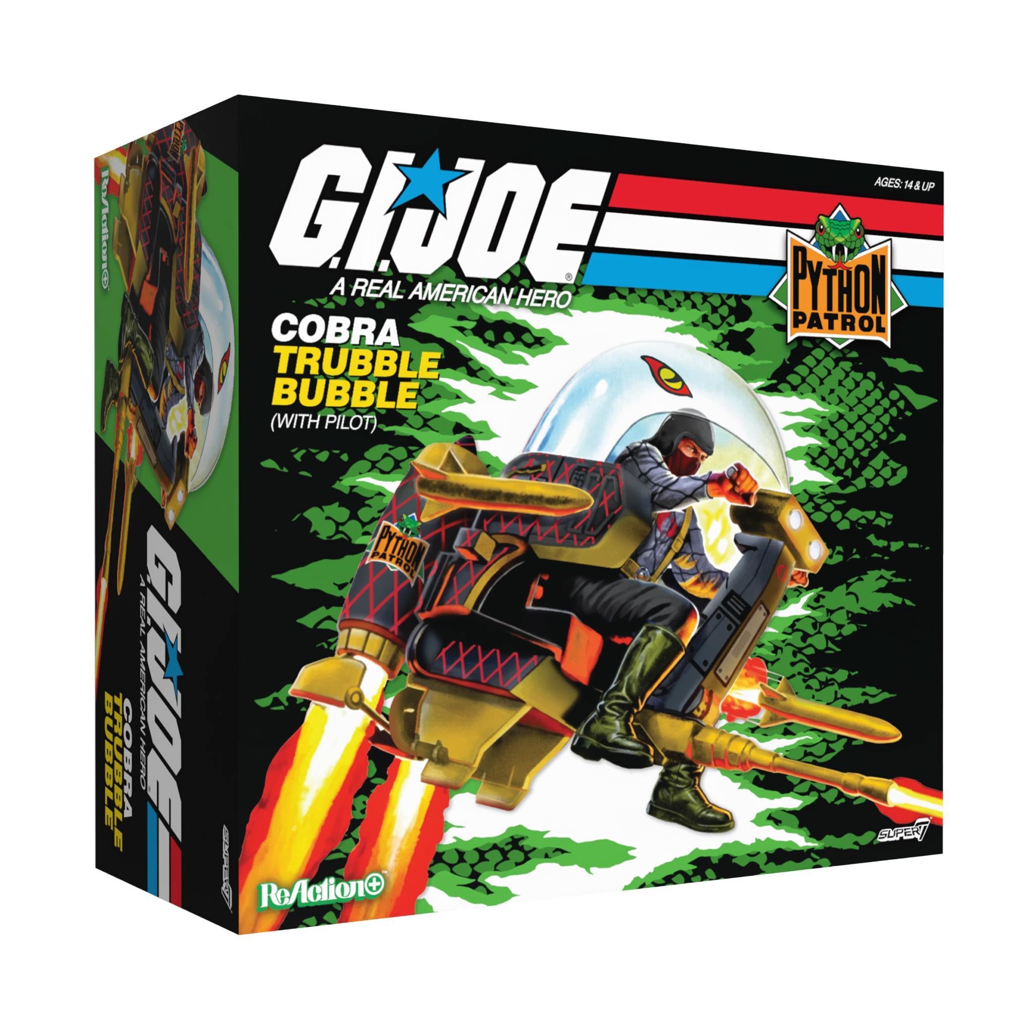 G.I. Joe ReAction+ Vehicle -Trubble Bubbles - Cobra Trooper & Trubble