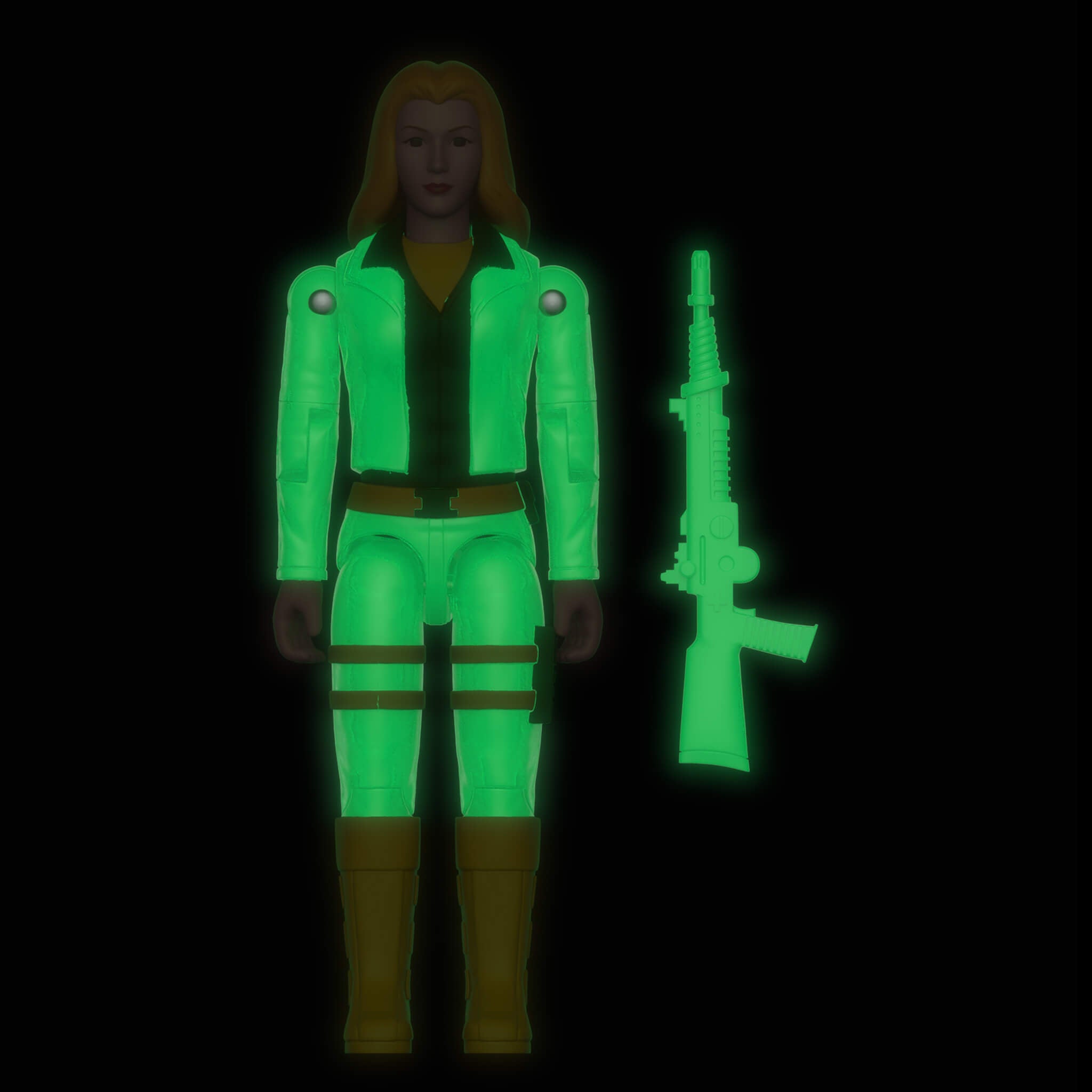 G.I. Joe ReAction+ Figures - 3 PK - Joe (Glow Patrol - Green)