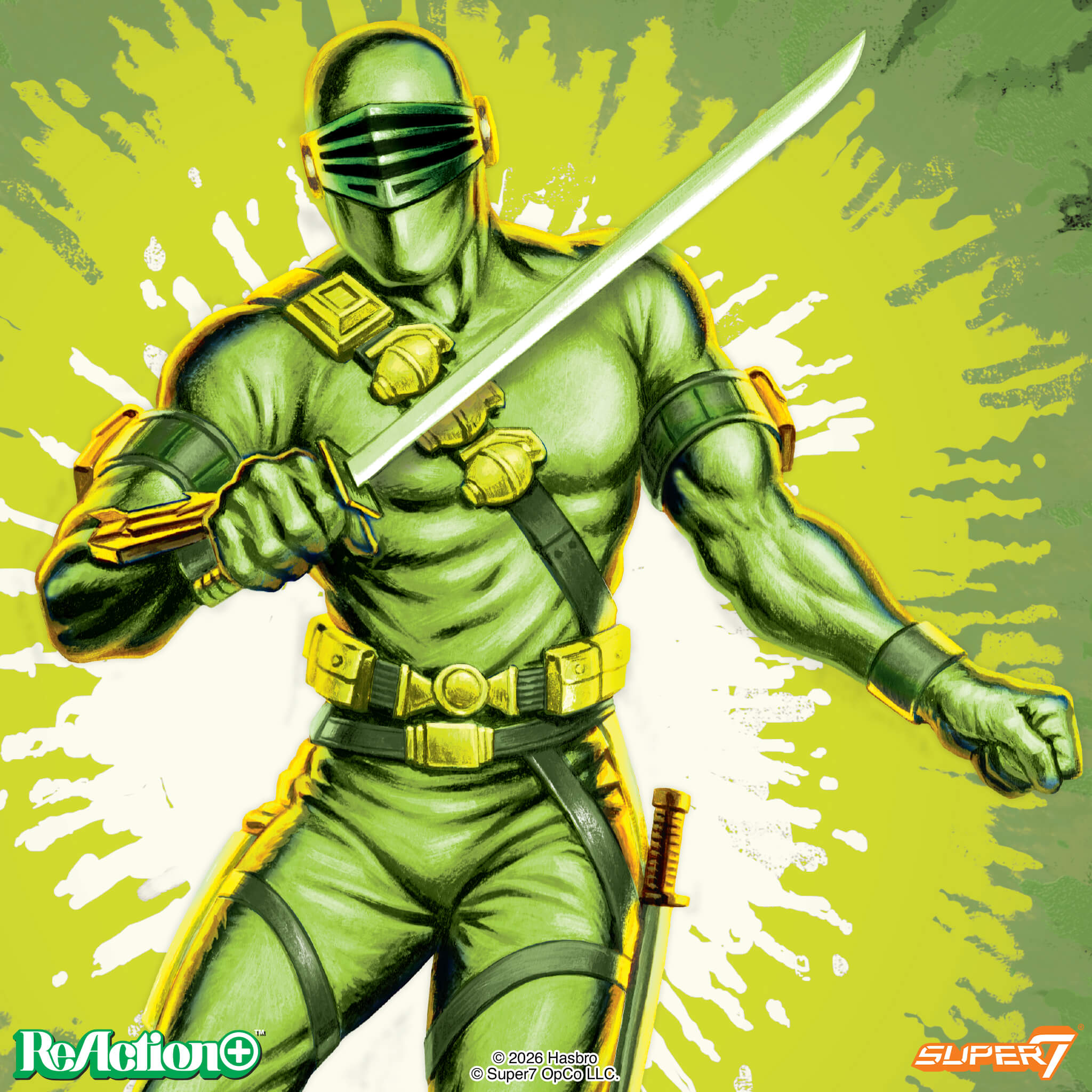 G.I. Joe ReAction+ Figures - 3 PK - Joe (Glow Patrol - Green)