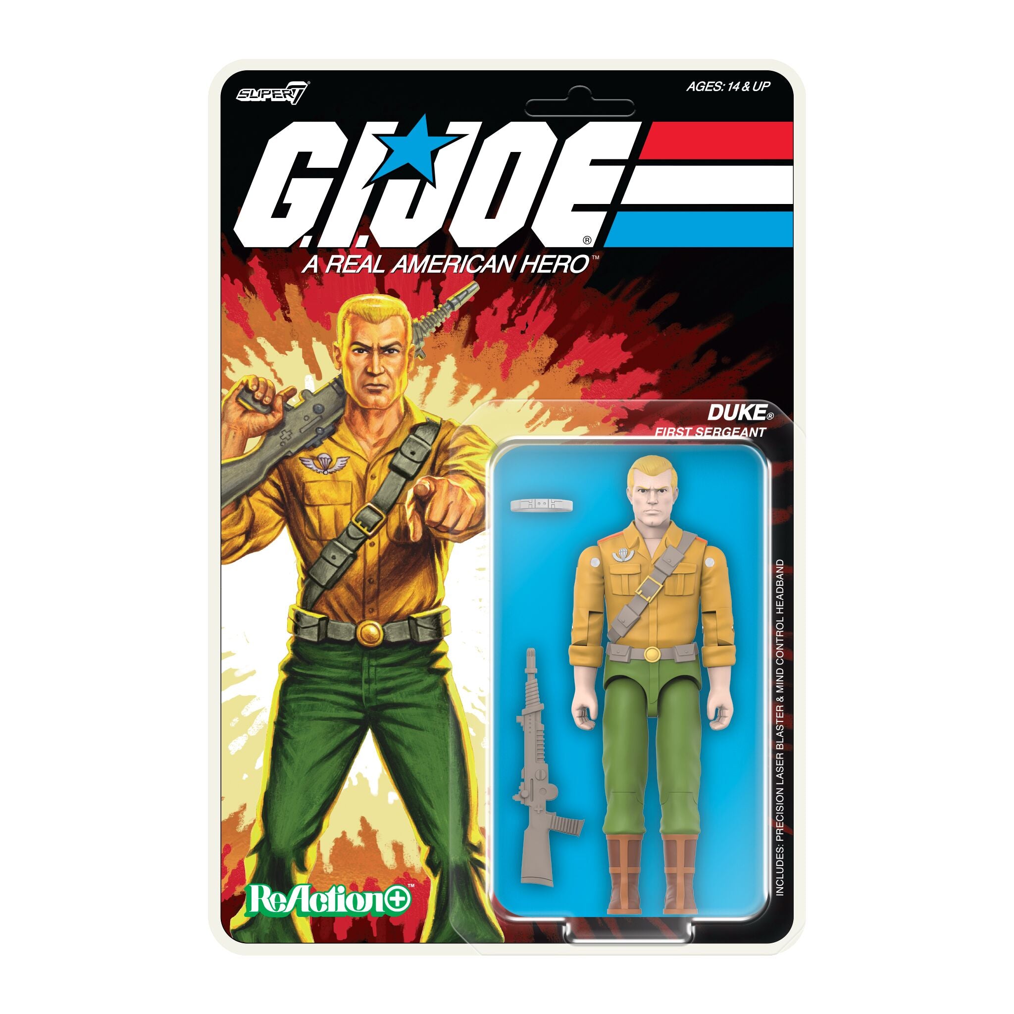G.I. Joe ReAction+ Wave 2 - Serpentor (Cartoon) & Duke (Cartoon)
