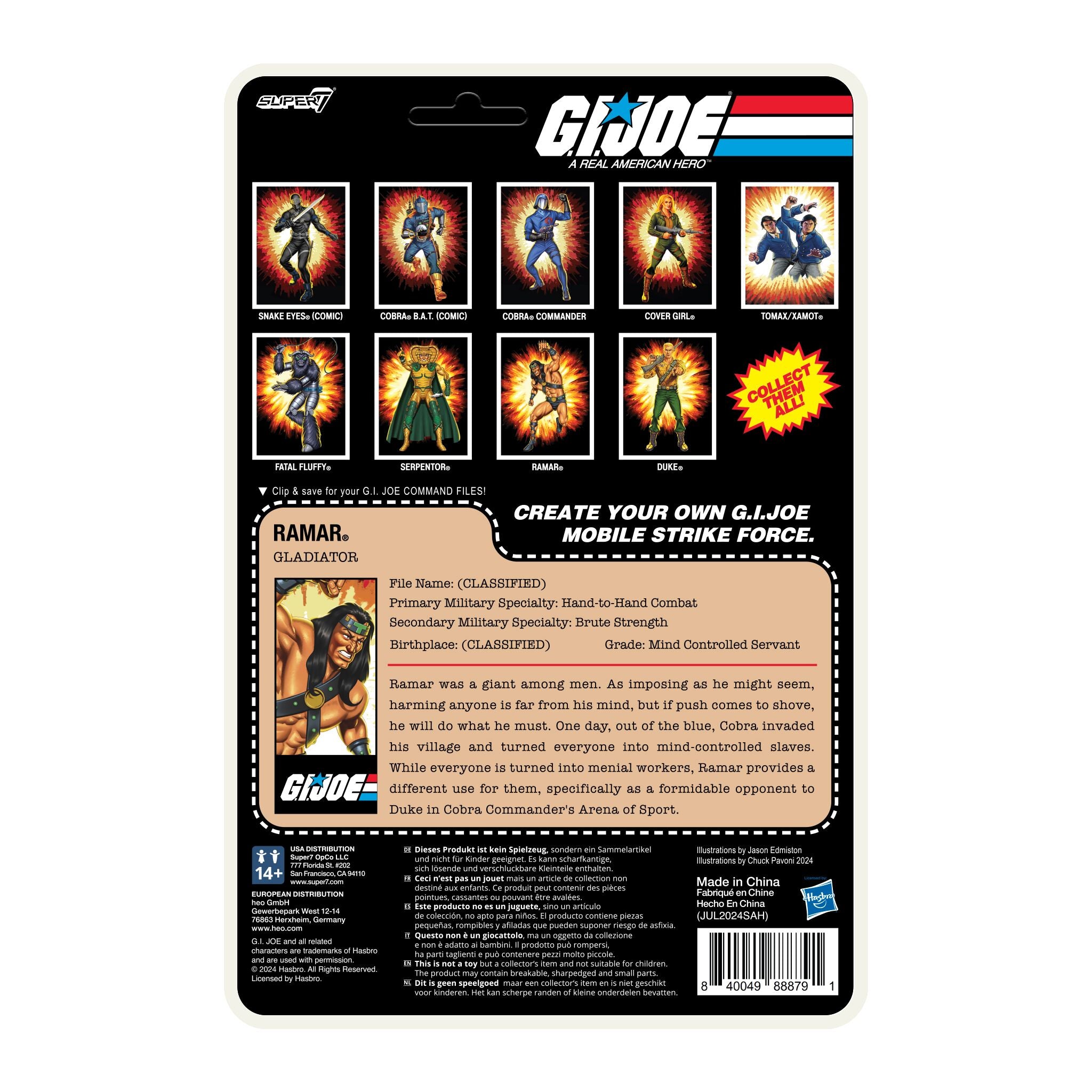 G.I. Joe ReAction+ Figures - Ramar & Fatal Fluffy