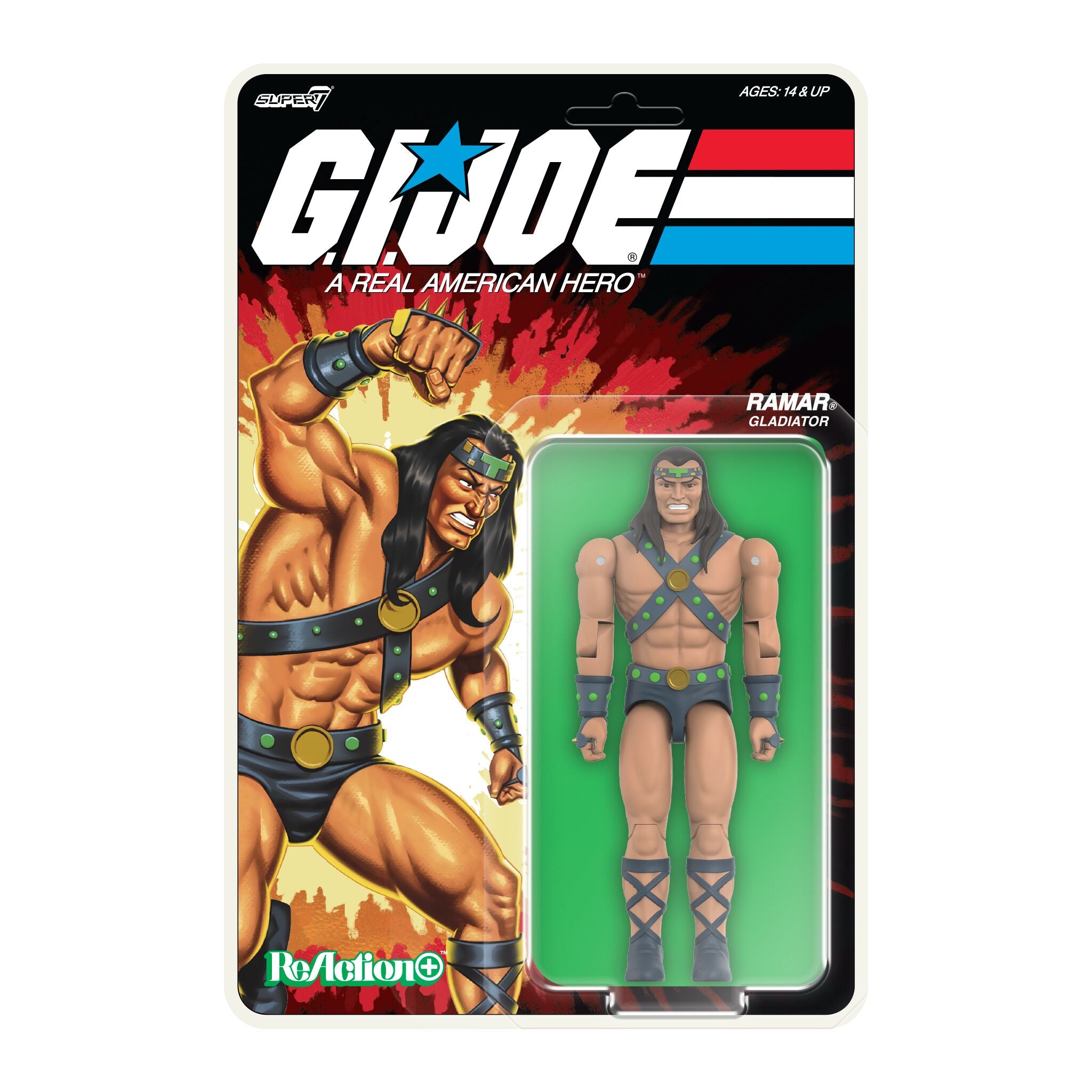 G.I. Joe ReAction+ Wave 2 - Ramar, Fatal Fluffy, Duke (Cartoon), & Serpentor (Cartoon)