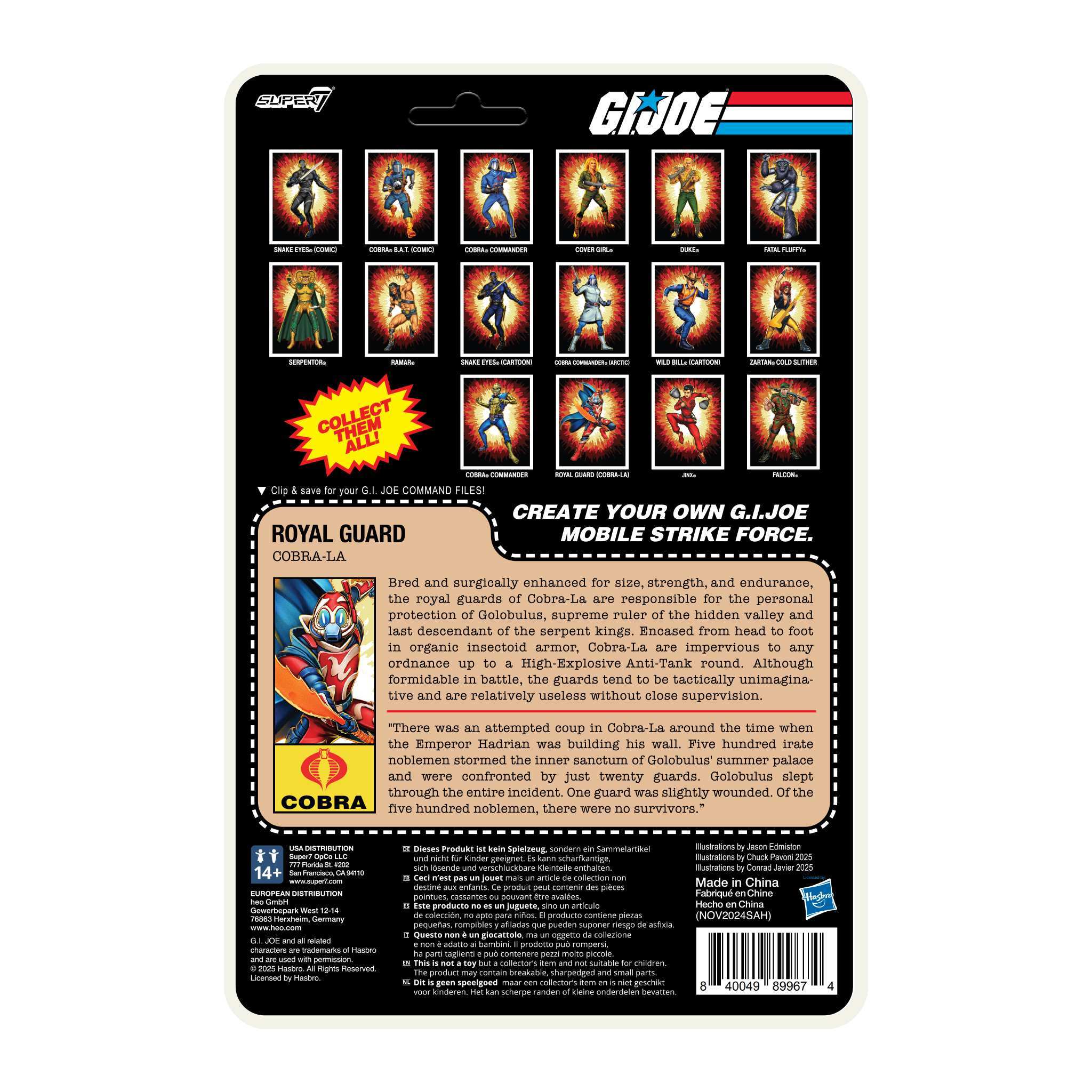 G.I. Joe ReAction+ Wave 04 (Movie Collection) - Cobra-La (Royal Guard)