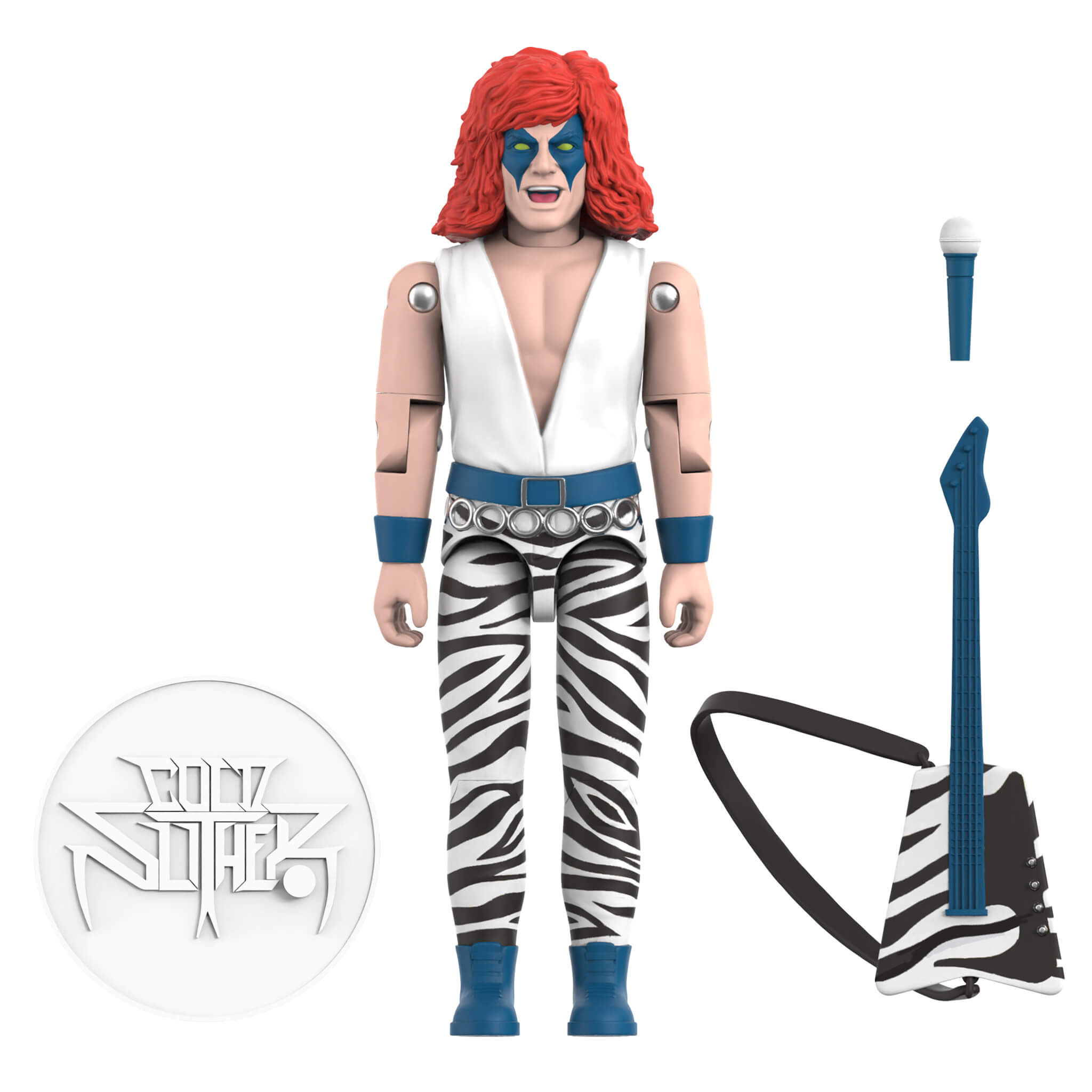 G.I. Joe ReAction Cold Slither - Zebra (45 Adaptor Box Set) action figure with accessories