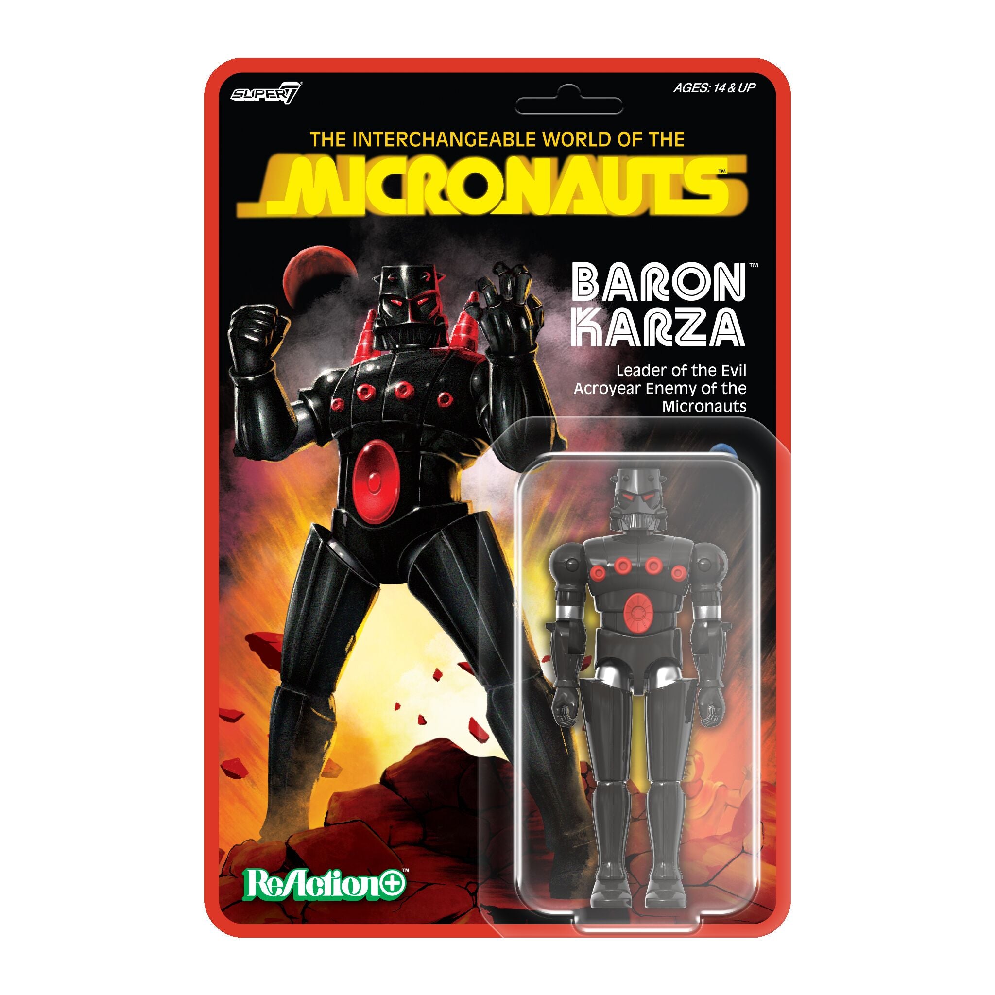 Micronauts ReAction+ Wave 01 - Baron Karza & Biotron