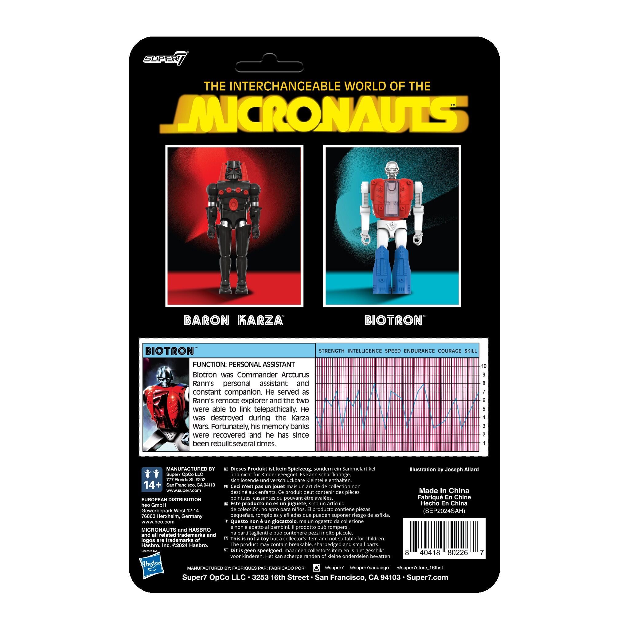 Micronauts ReAction+ Wave 01 - Baron Karza & Biotron