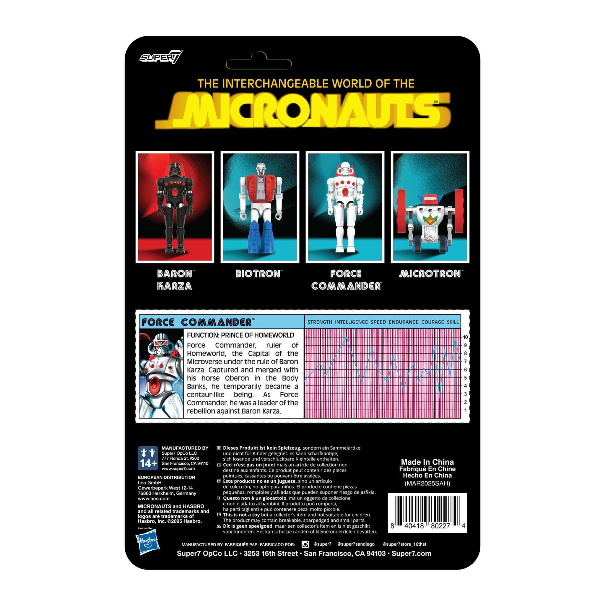 Micronauts ReAction+ Wave 02 - Force Commander