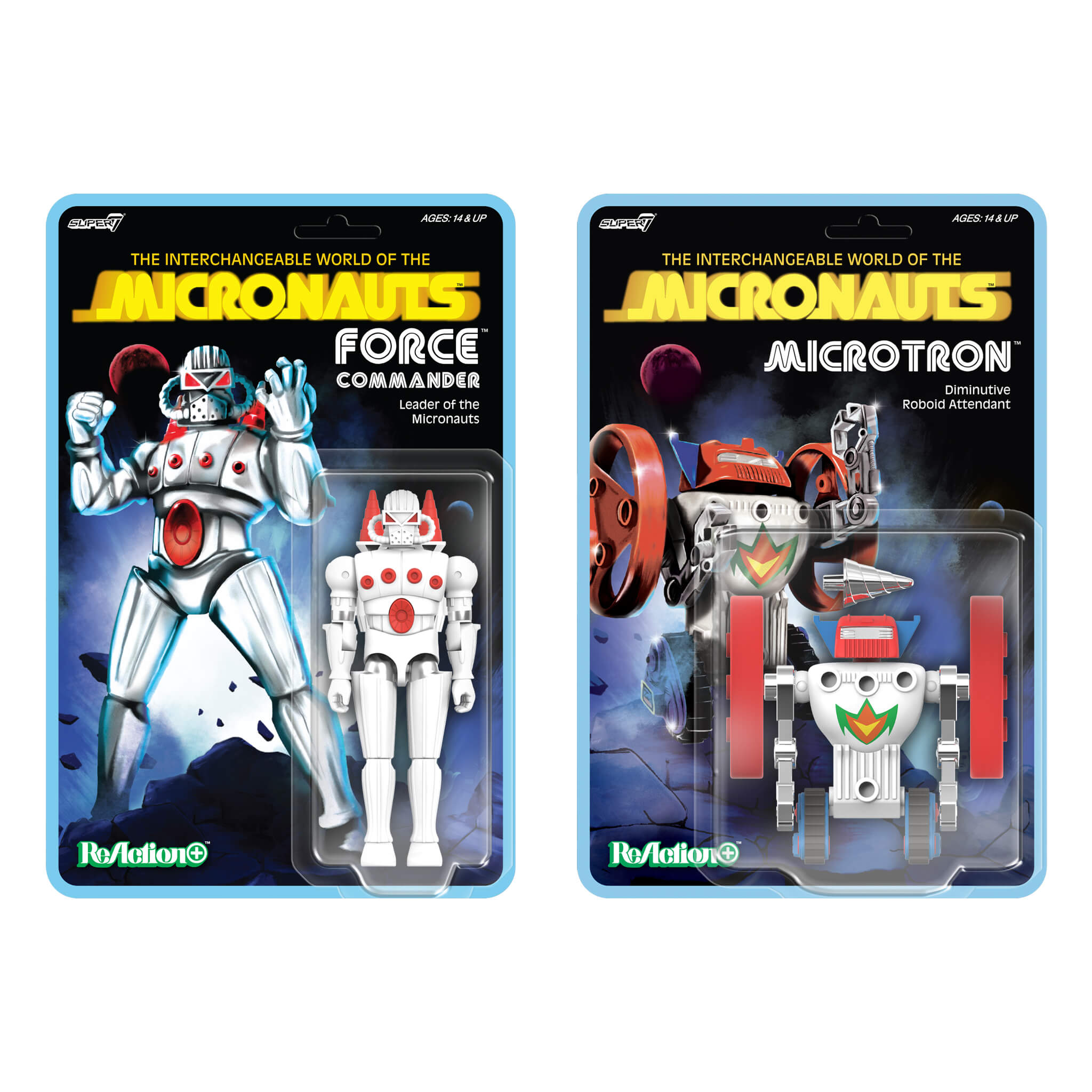 依頼品2個セット SUPER7 マイクロノーツ バイオトロン ReAction 未開封 SUPER7 マイクロノーツ バイオトロン ReAction ミクロマン