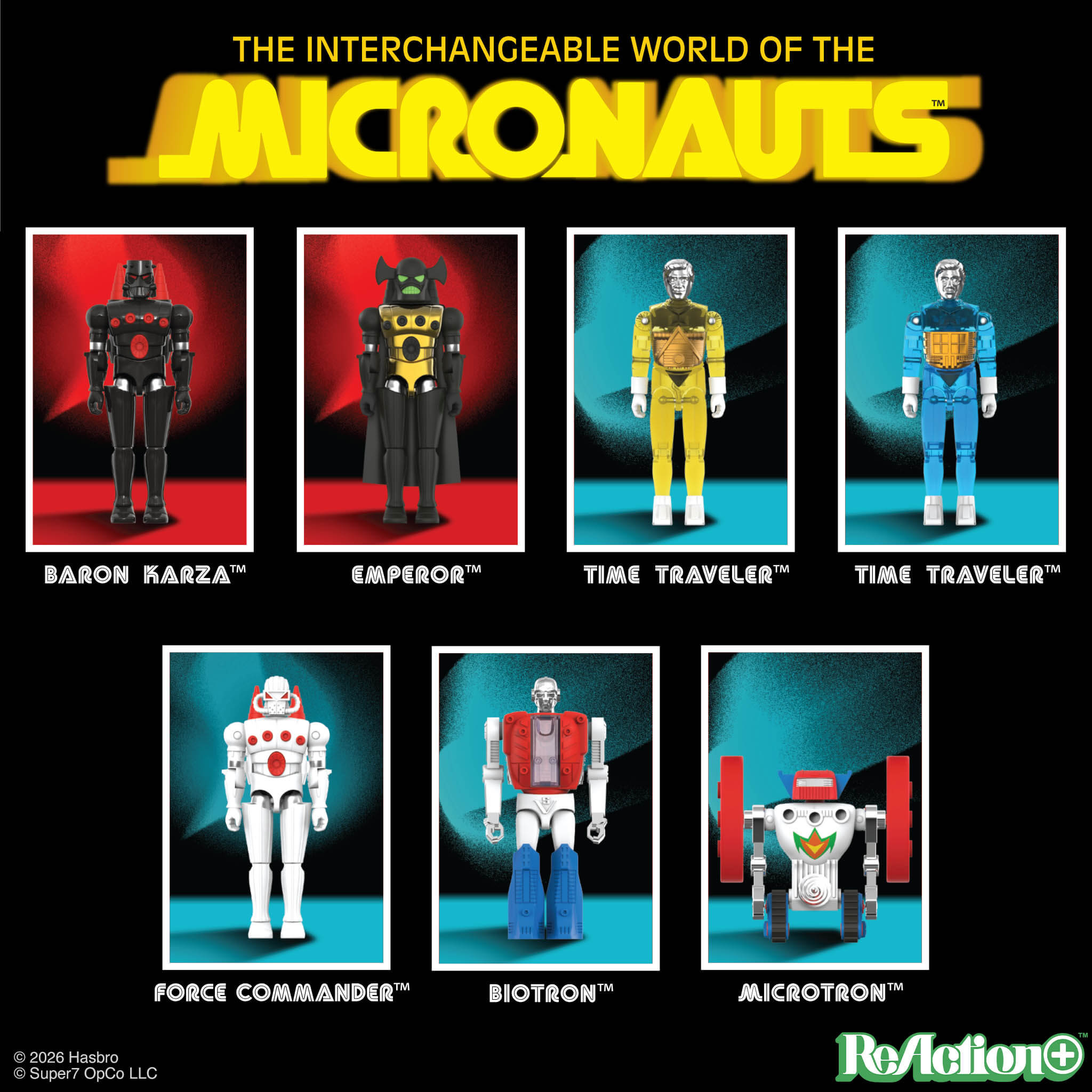 Micronauts ReAction+ Wave 03 - Time Traveler (Translucent Blue)