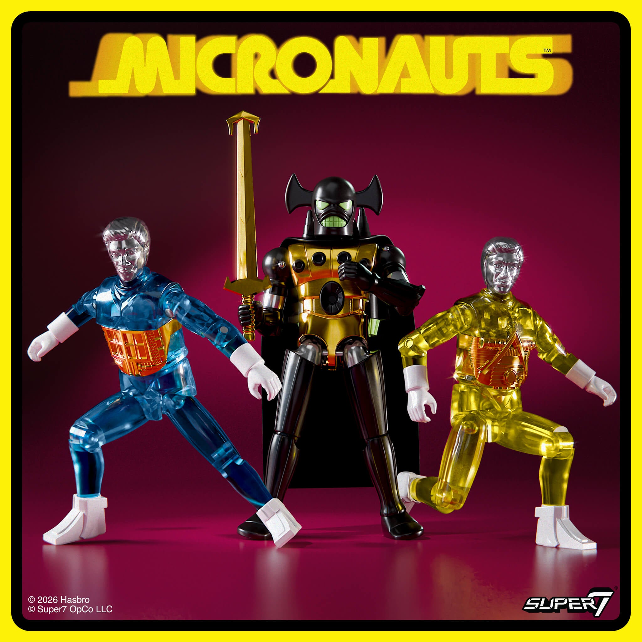 Micronauts ReAction+ Wave 03 - Time Traveler (Translucent Blue)