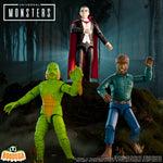 Universal Monsters ReAction Wave 1 featuring Creature from the Black Lagoon, Dracula, and The Wolf Man