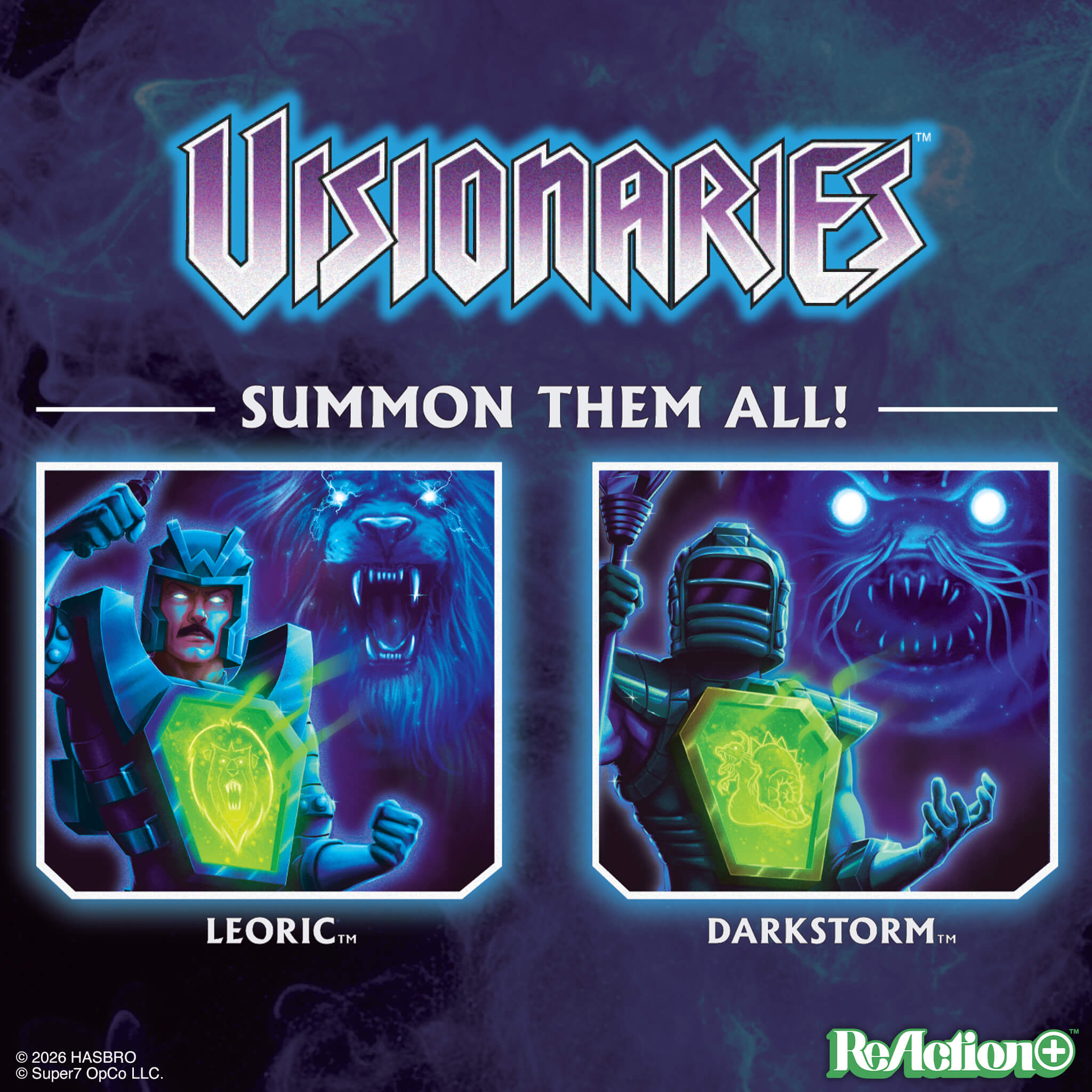 Visionaries ReAction+ Wave 01 - Darkstorm and Leoric