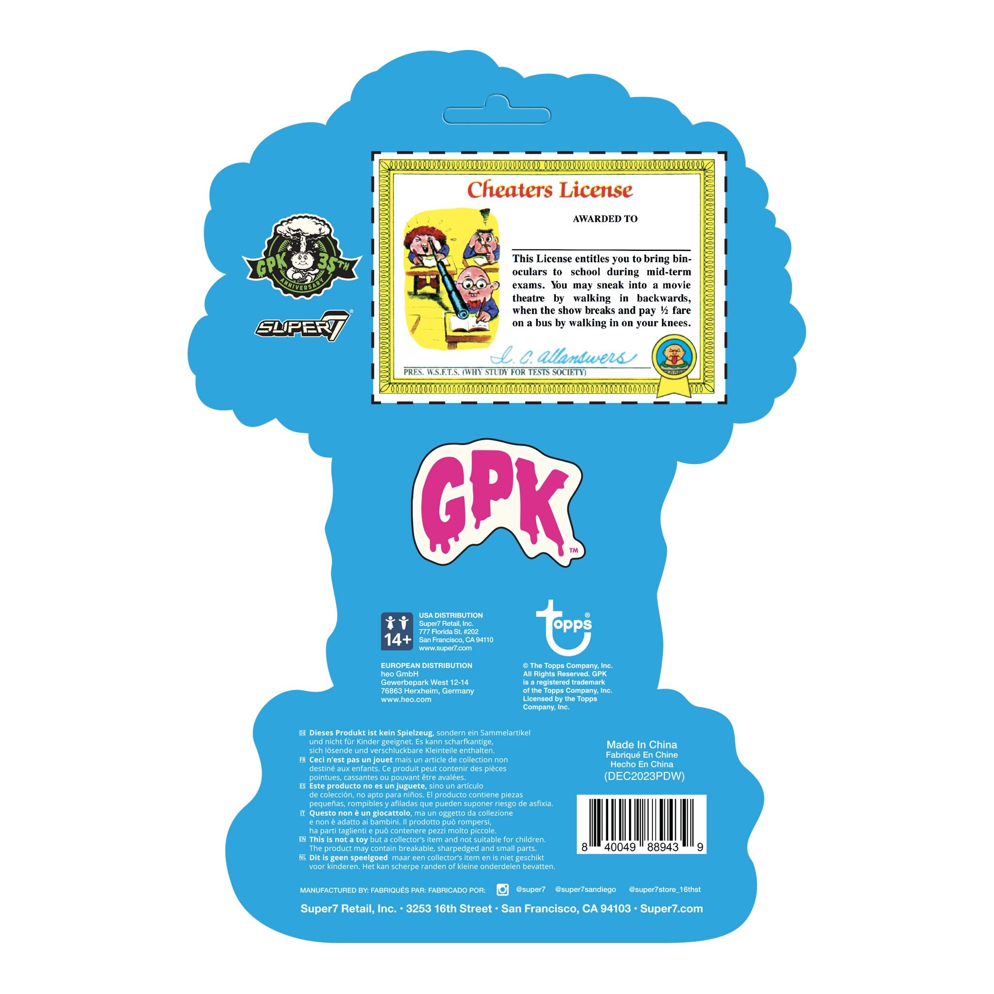 GPK ReAction Figures - Blasted Billy