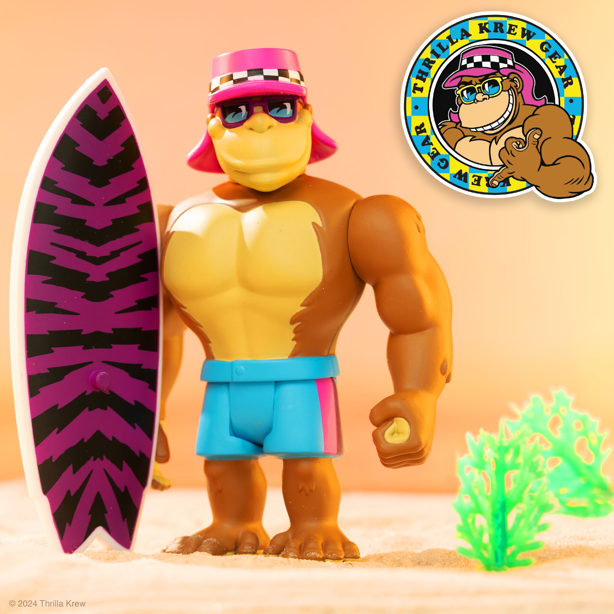 Thrilla Krew ReAction Figures Wave 01 - Thrilla Gorilla