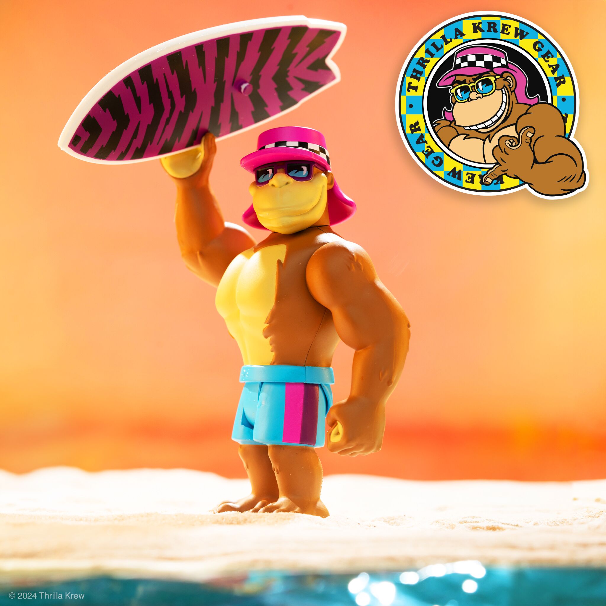 Thrilla Krew ReAction Figures Wave 01 - Thrilla Gorilla